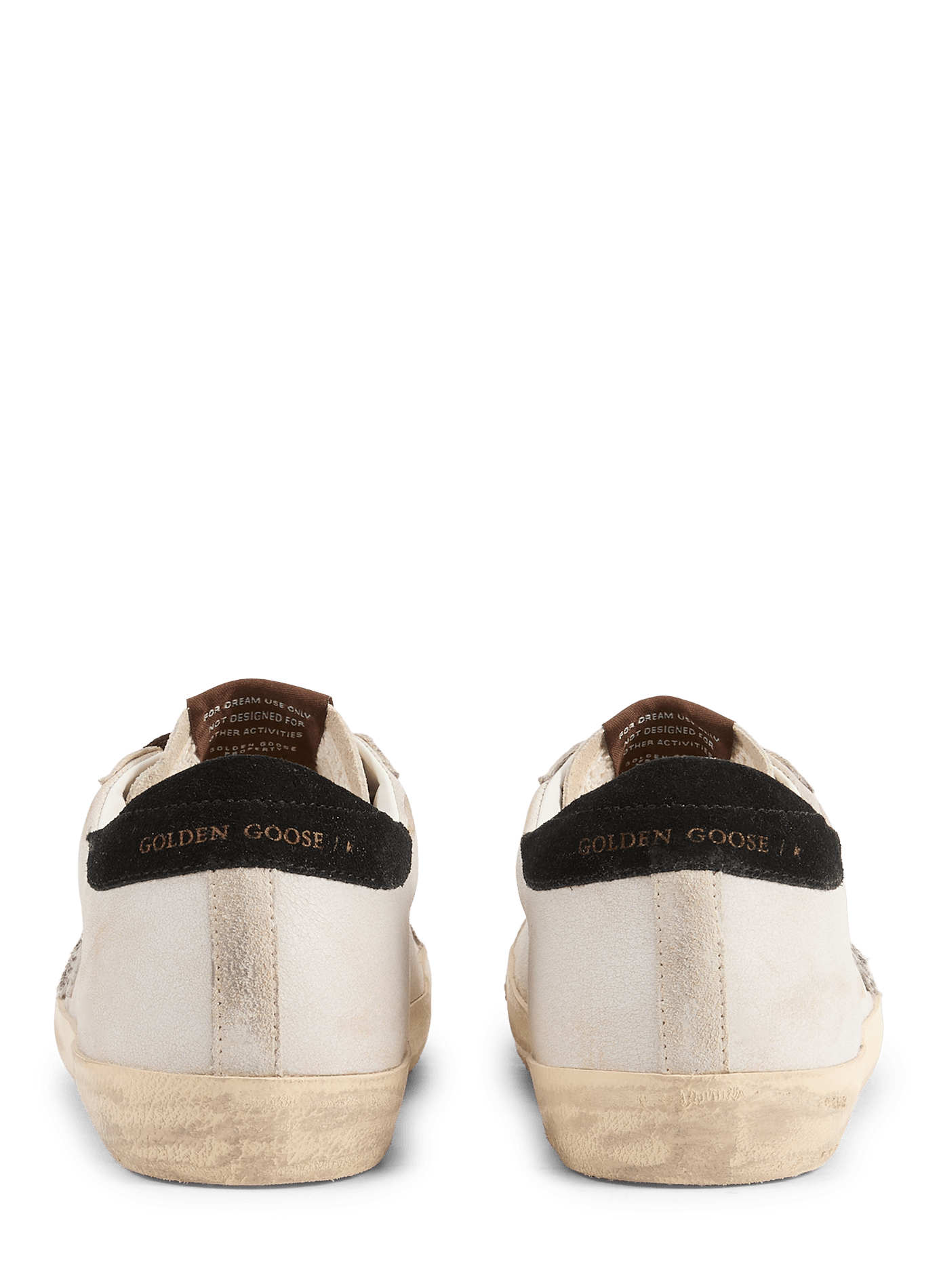 SUPER-STAR CLASSIC WITH LIST lace-up leather sneakers GOLDEN GOOSE Multicolour