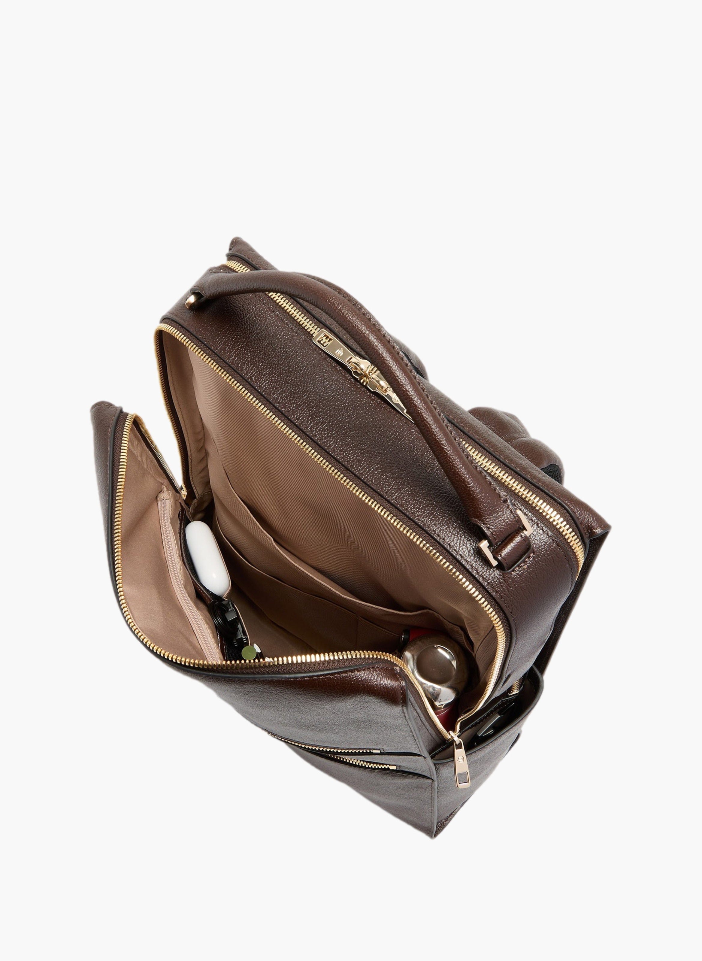 Sac à dos femme pour ordinateur 15,6" PIQUADRO Marron