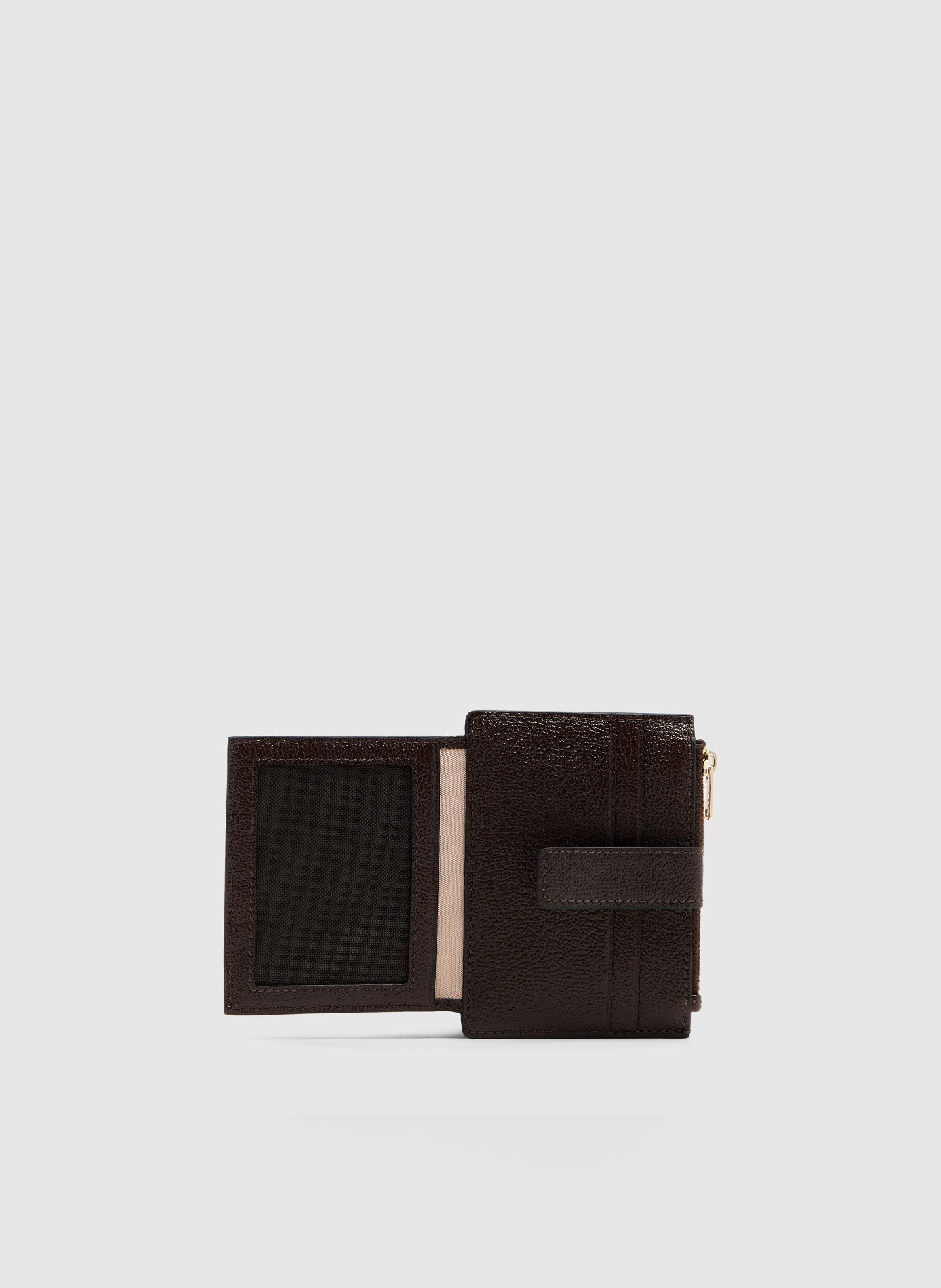 Portefeuille femme avec porte-monnaie zippé PIQUADRO Marron