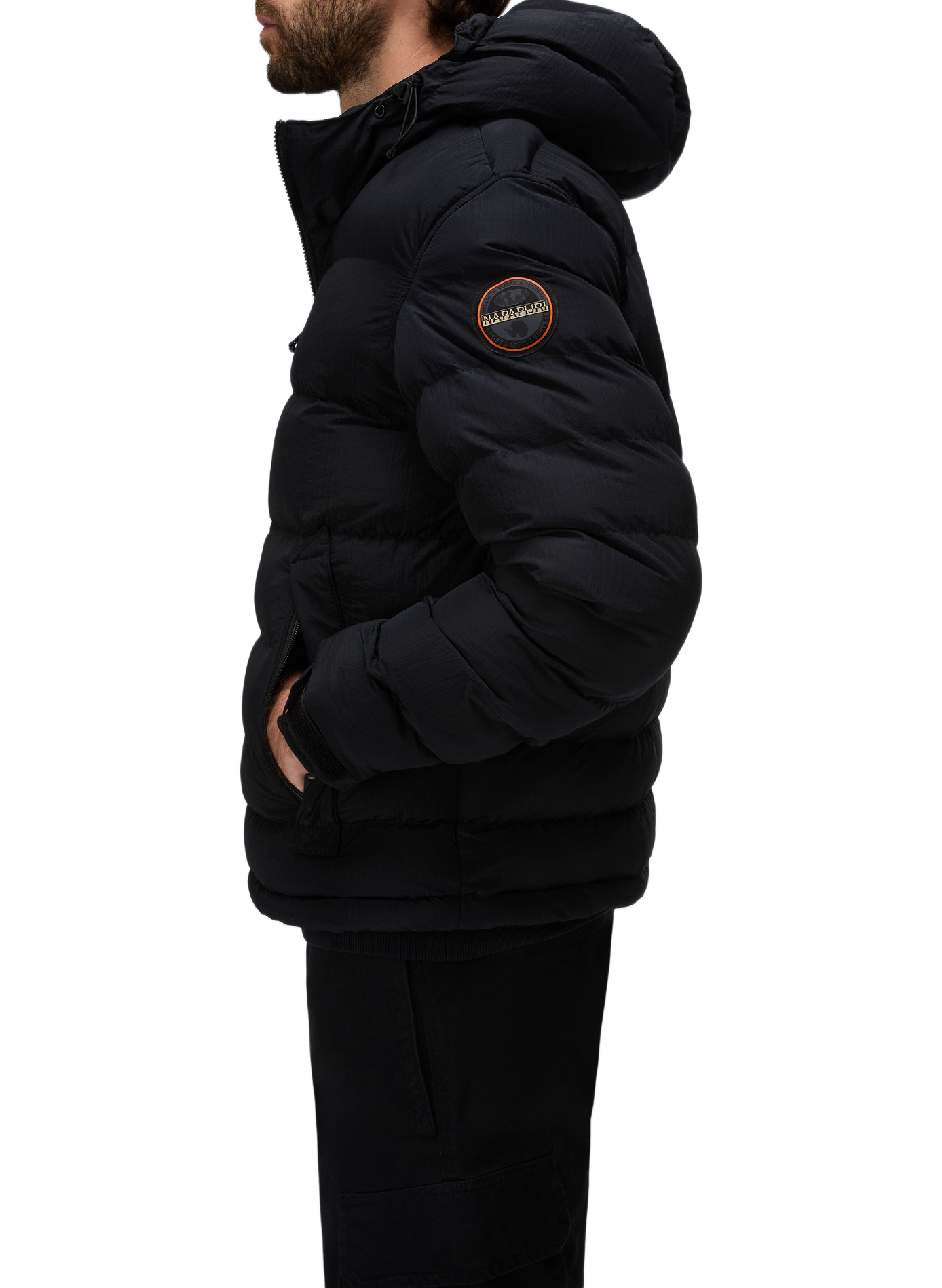 Quilted hooded jacket NAPAPIJRI Black