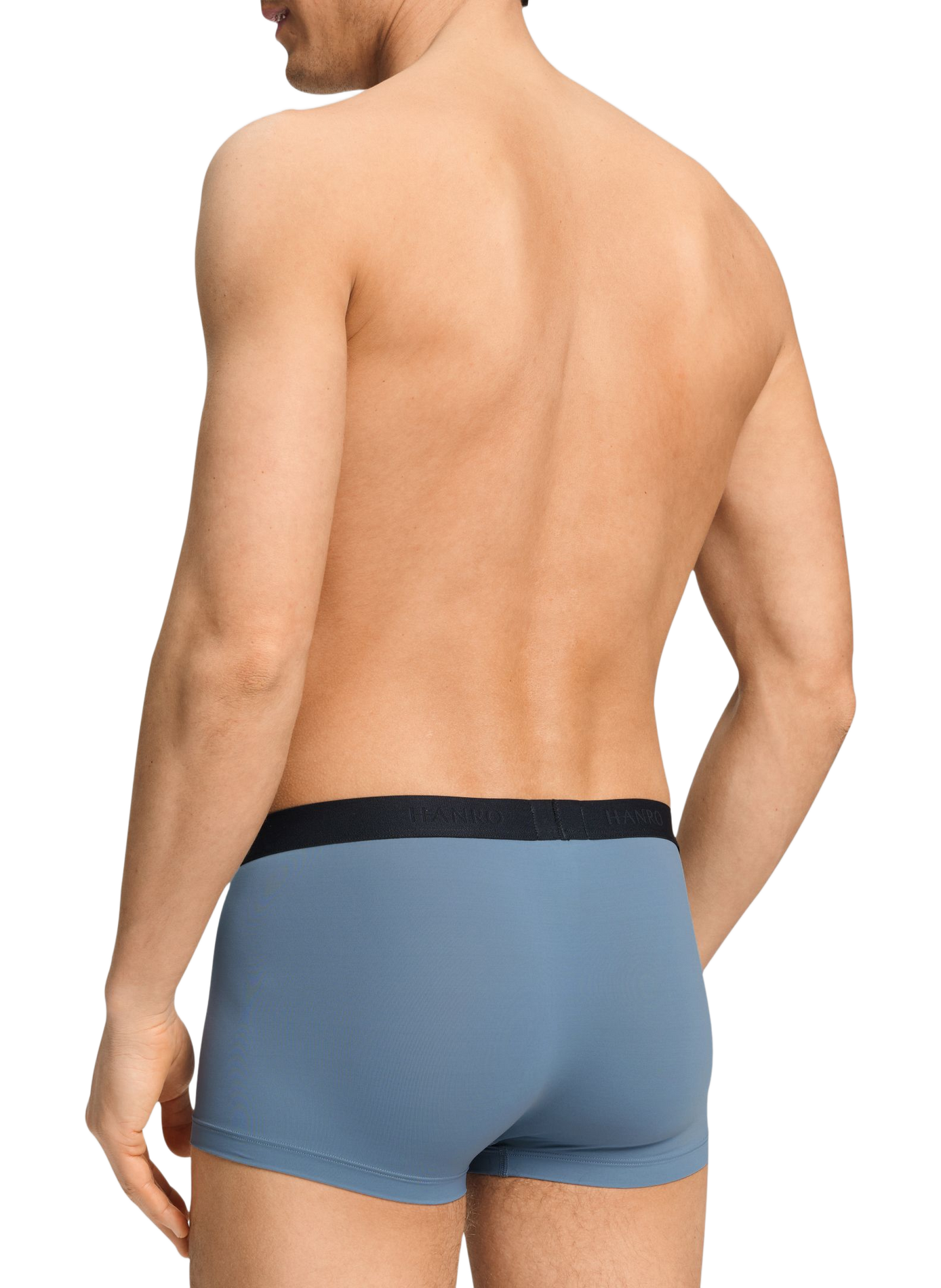 Unikleurige boxershort | Blauw HANRO Heren
