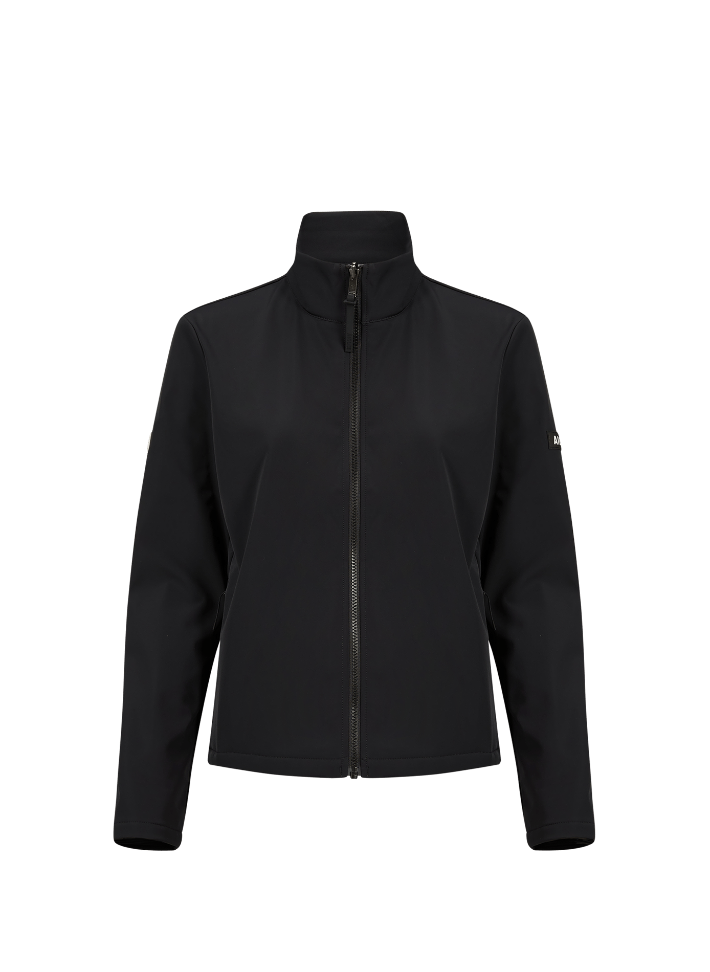 Einfarbige taillierte Jacke mit Stehkragen AIGLE Schwarz