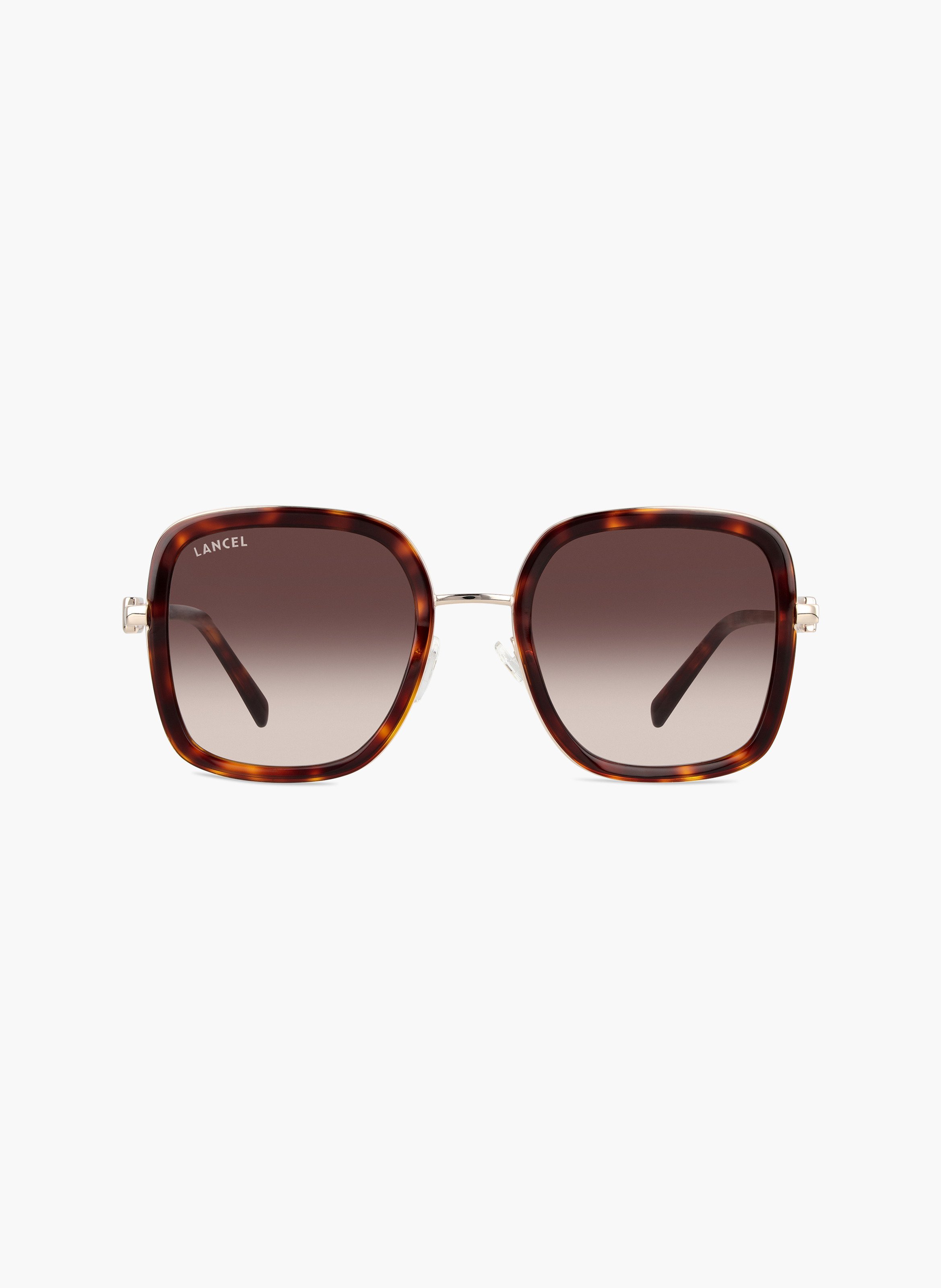 Zonnebril Tess van Lancel van acetaat LANCEL Bruin