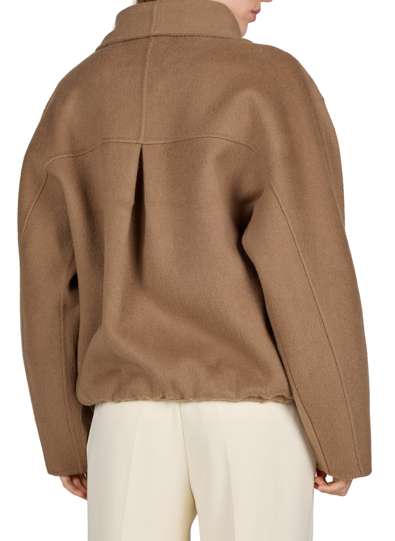 Lindy Oversized Wool Jacket ALMADA Brown