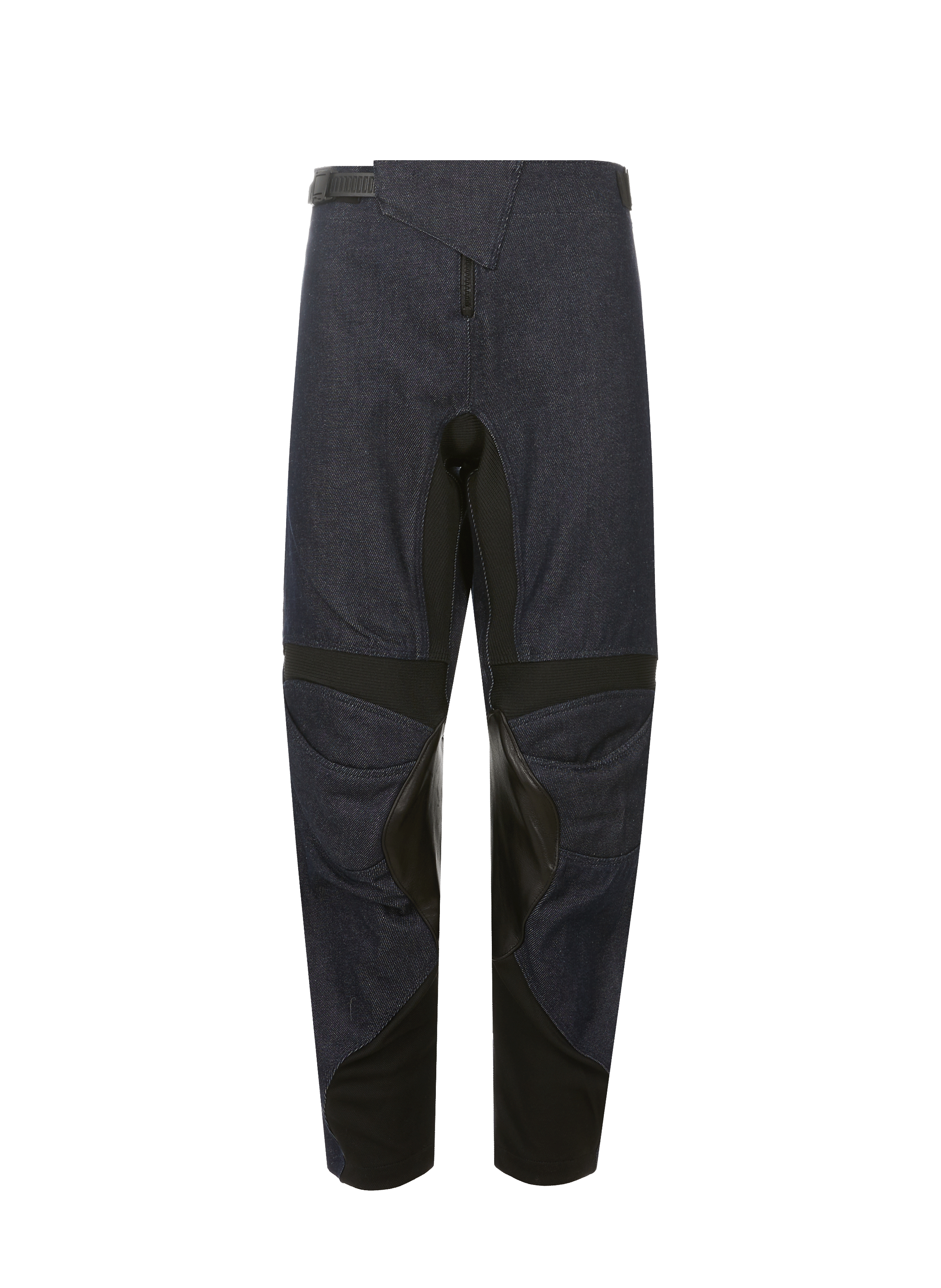 Pantalon bi-matière en coton COPERNI Bleu