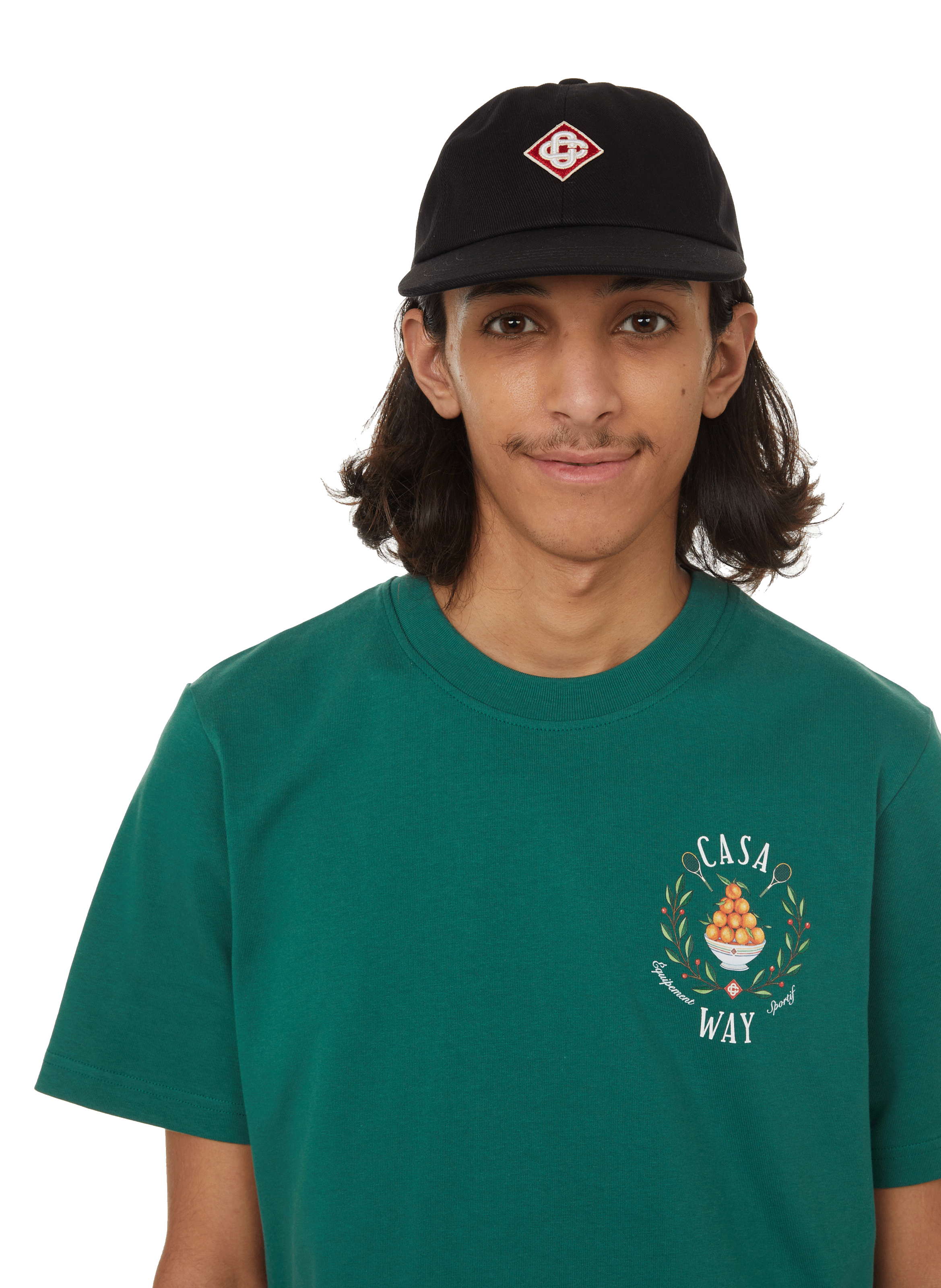 Printed cotton T-shirt  CASABLANCA PARIS Green