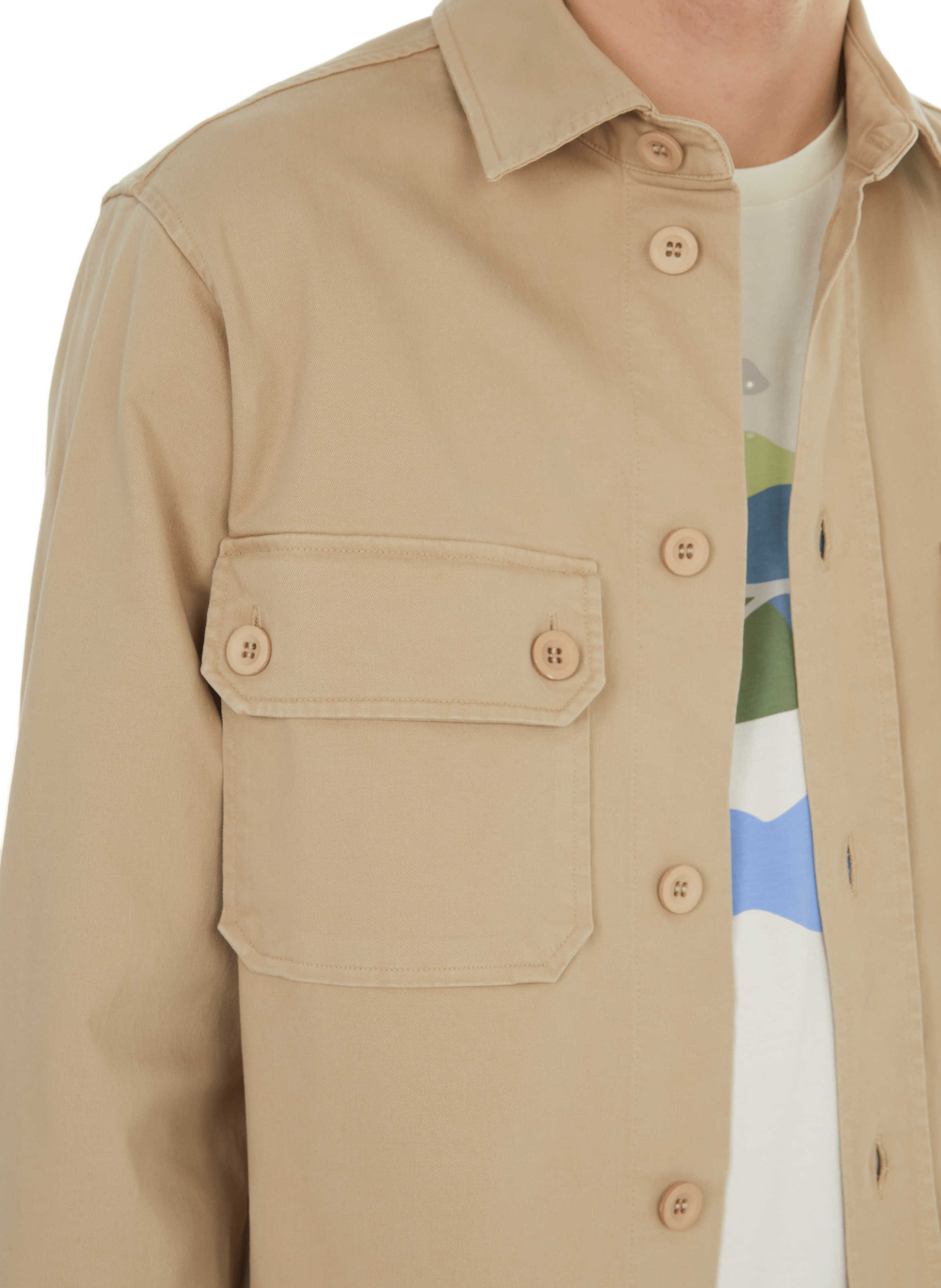 Chemise en coton  SAISON 1865 Beige