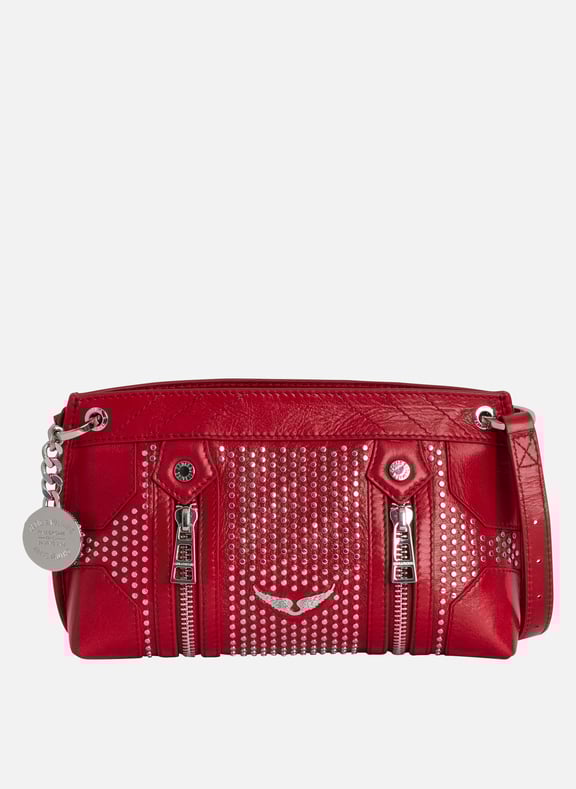 Sac bandoulière en cuir vernis sunny mood Rouge by ZADIG&VOLTAIRE ZADIG&VOLTAIRE Sac bandoulière en cuir vernis sunny mood Rouge