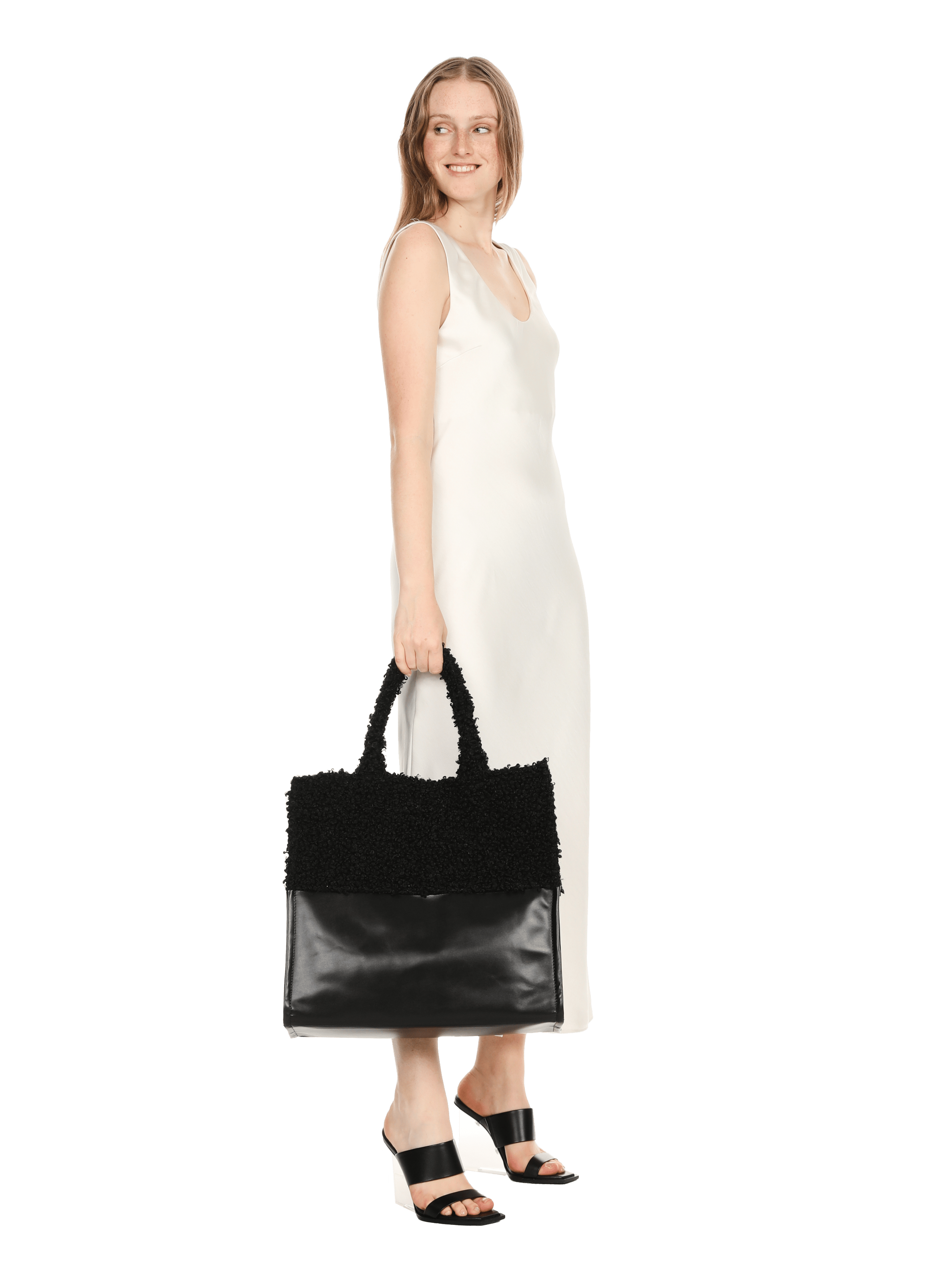 Sac cabas Elodi bi-matière  SAISON 1865 Noir