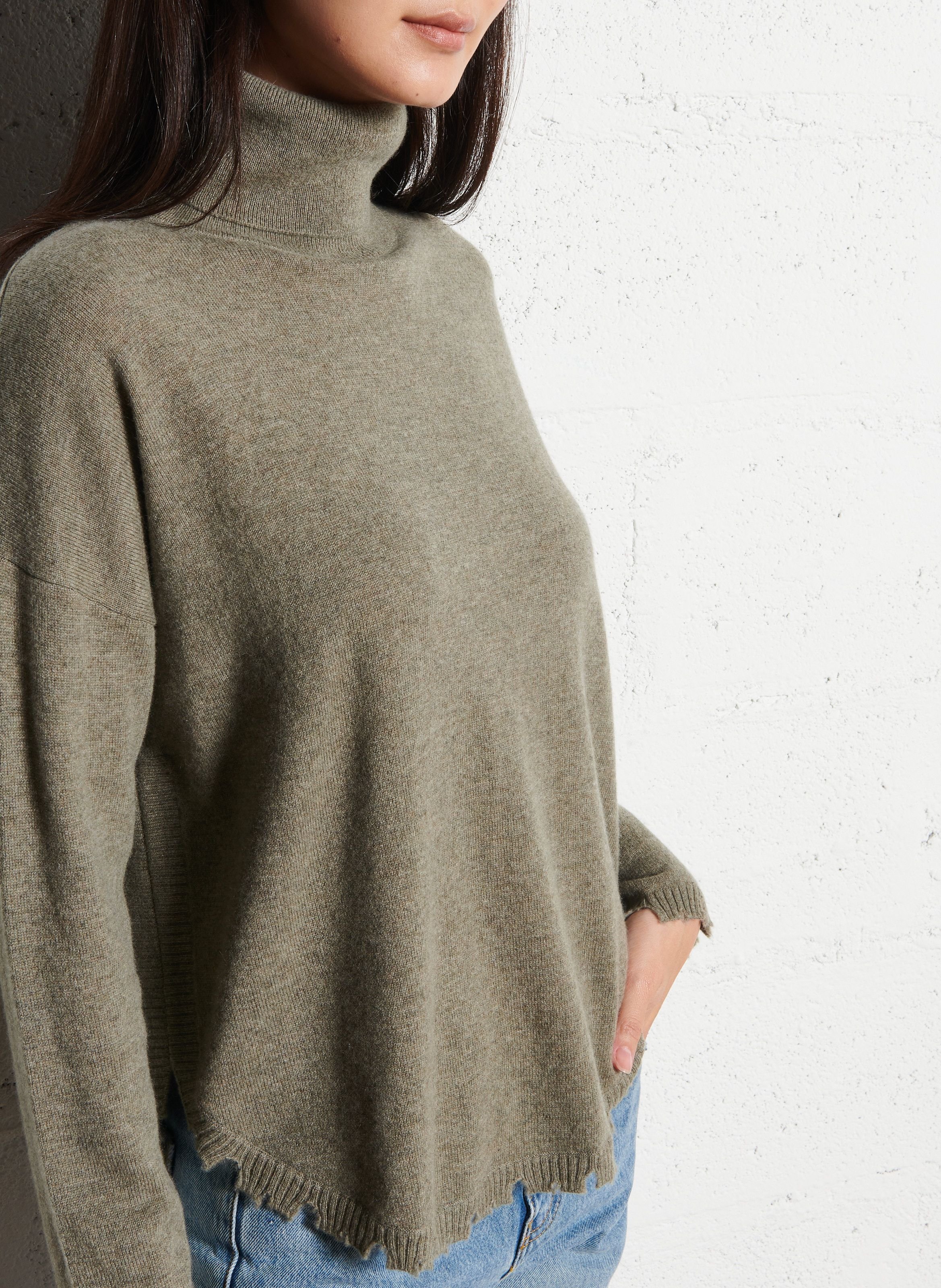 Pull ample col roulé en cachemire mavis KUJTEN 