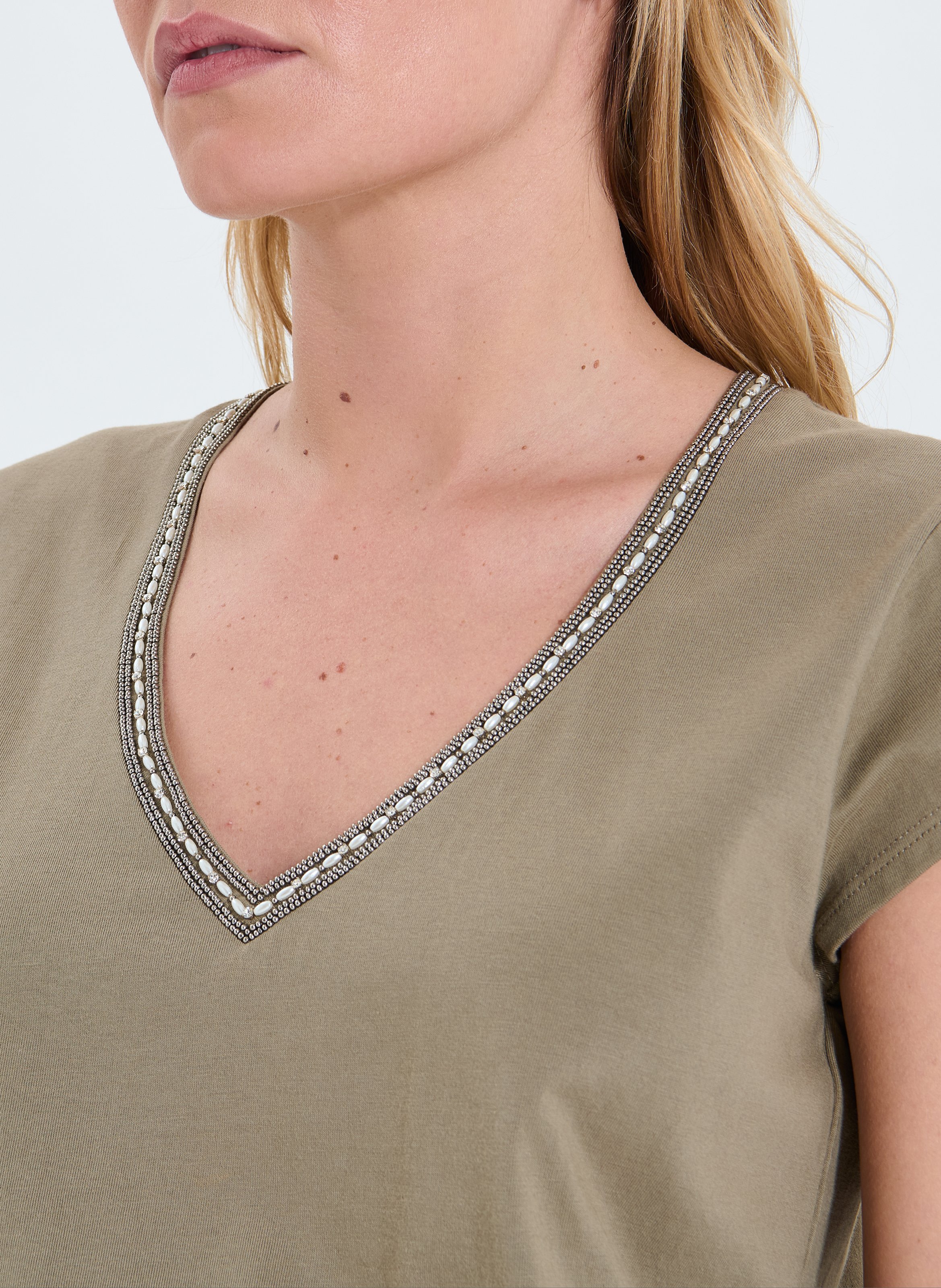 Top  tulipe ZAPA Kaki