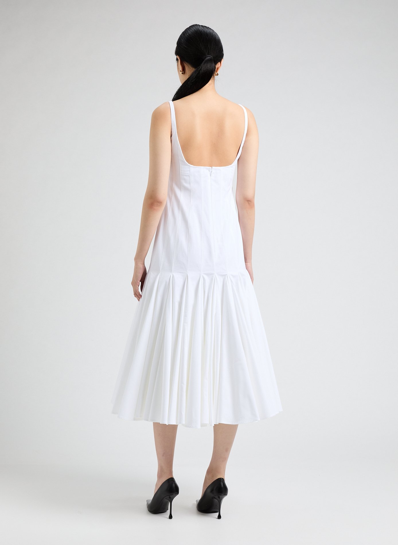 La robe Agave en coton Blanc