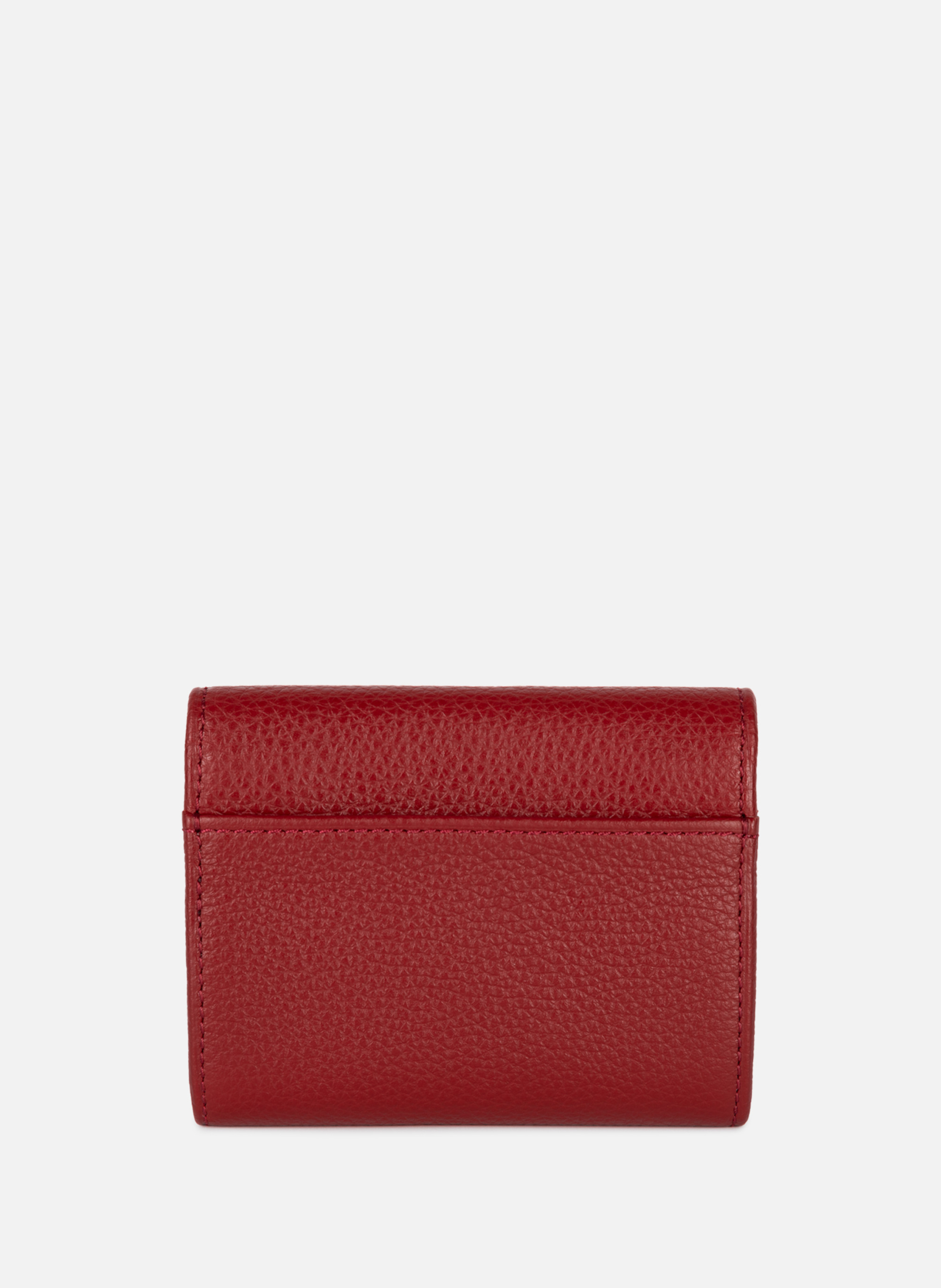 Card holder - Foulonné PM LANCASTER Red