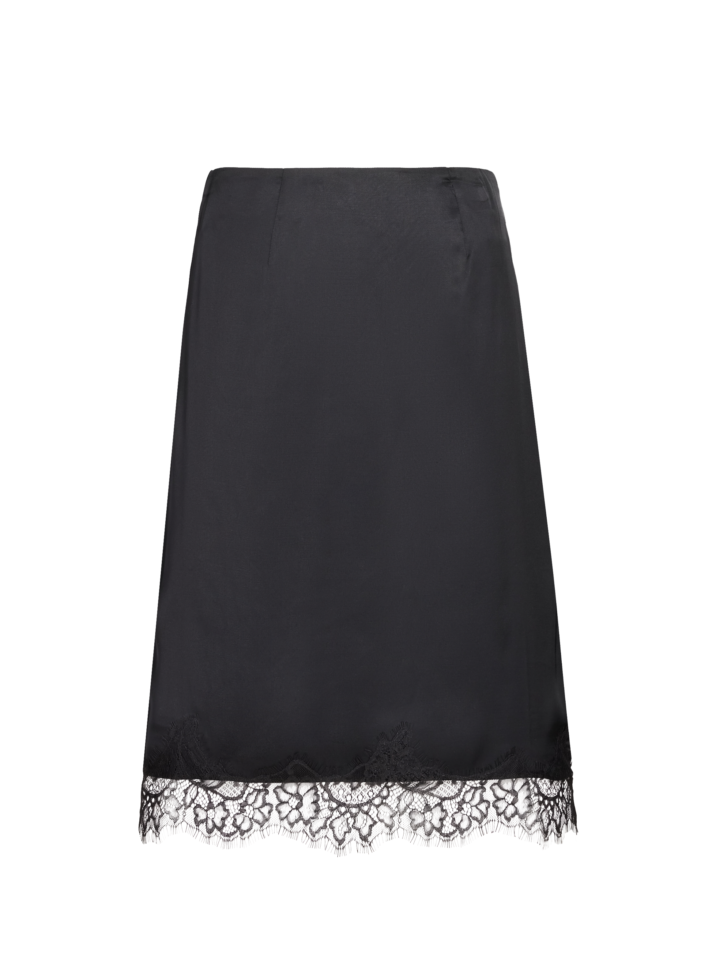 Jupe courte satinée SAISON 1865 Noir