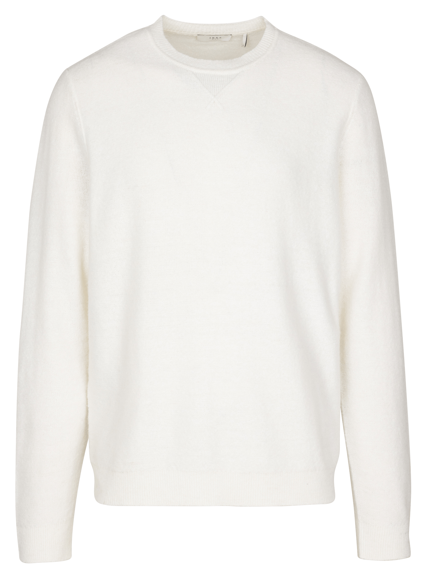 Pull droit col rond IKKS Blanc
