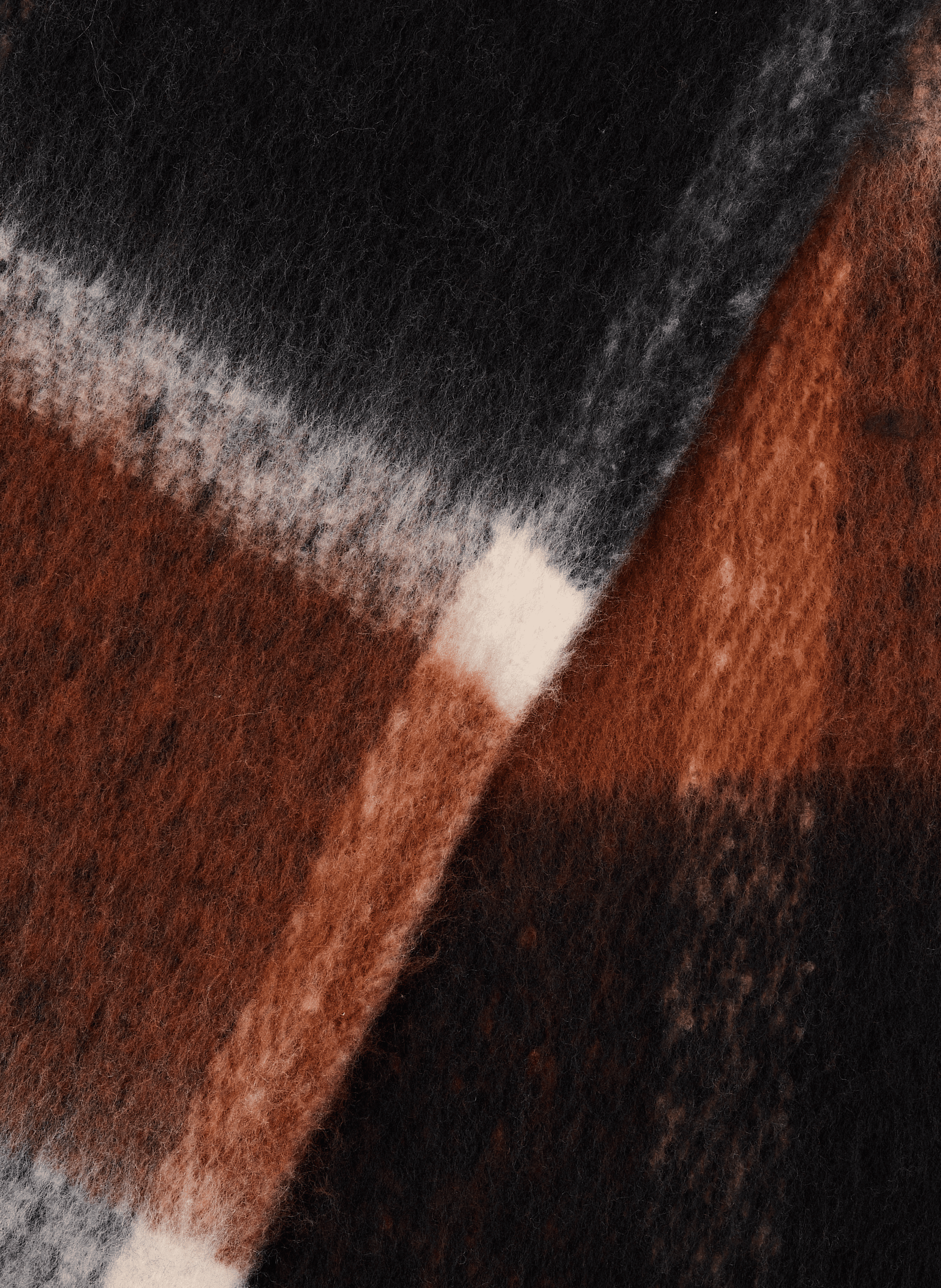 Check Scarf AU PRINTEMPS PARIS Brown