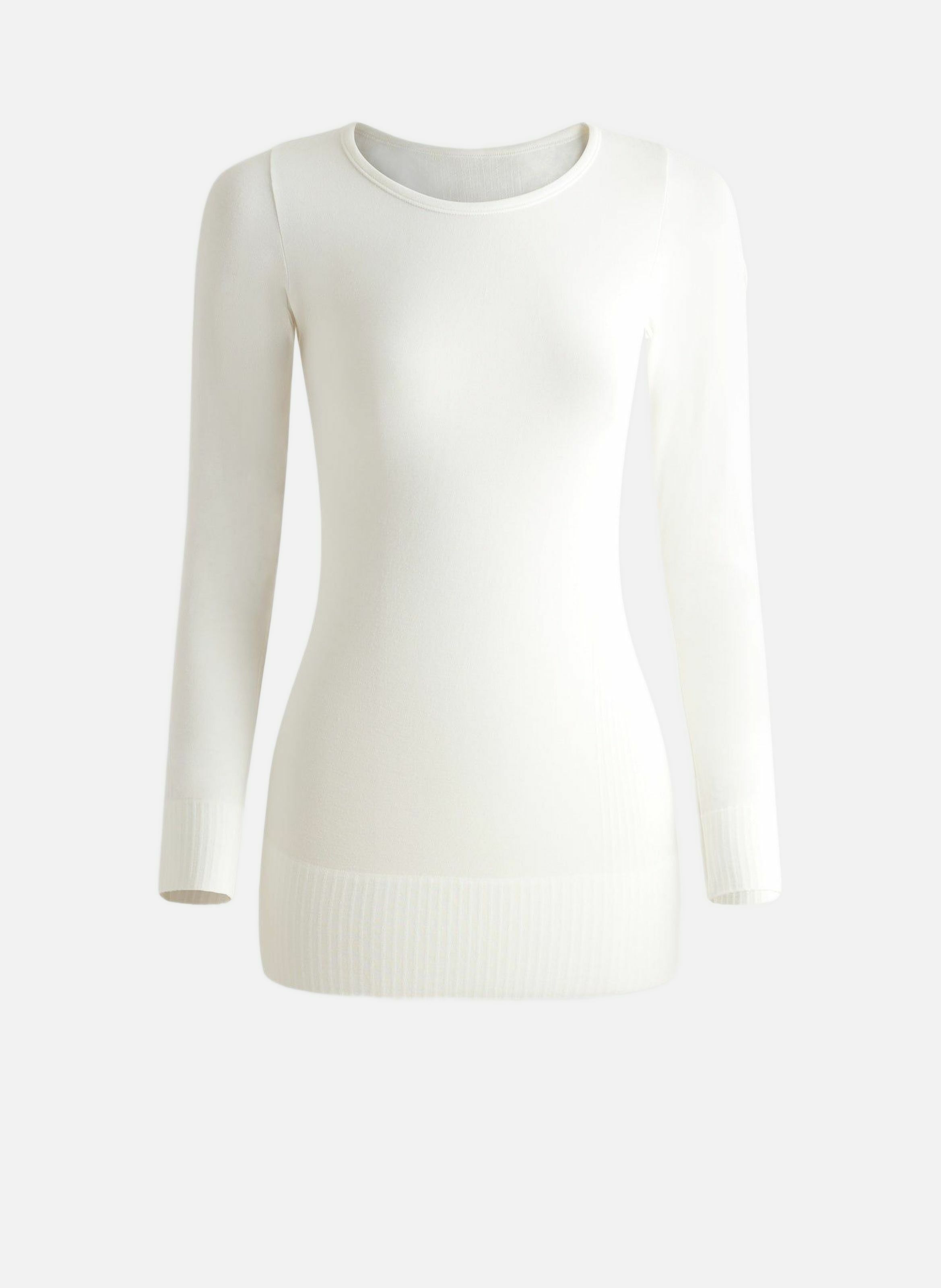 Sous pull troop col rond coupe regular FUSALP Blanc