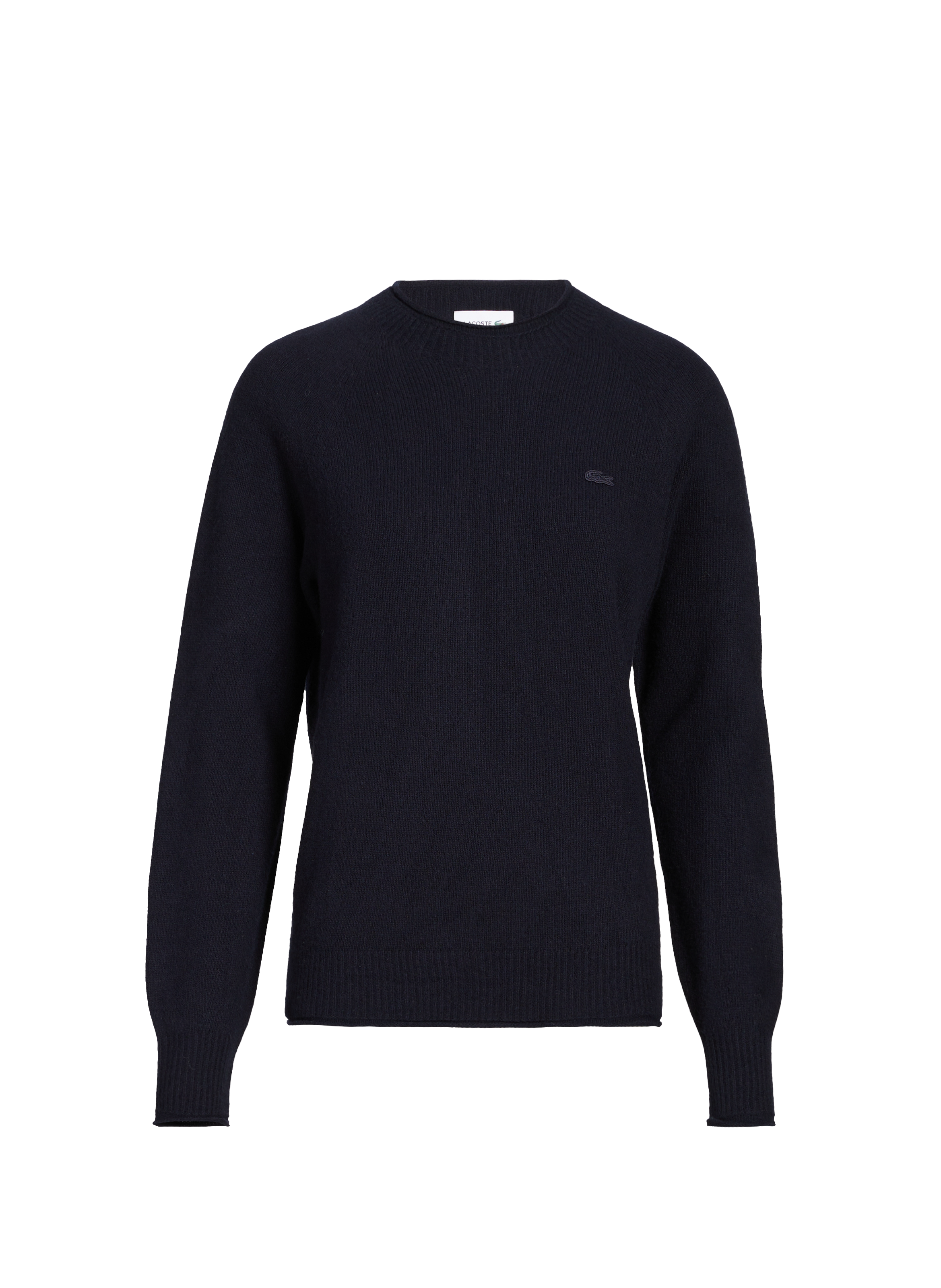 LACOSTE  Round-neck wool jumper Blue