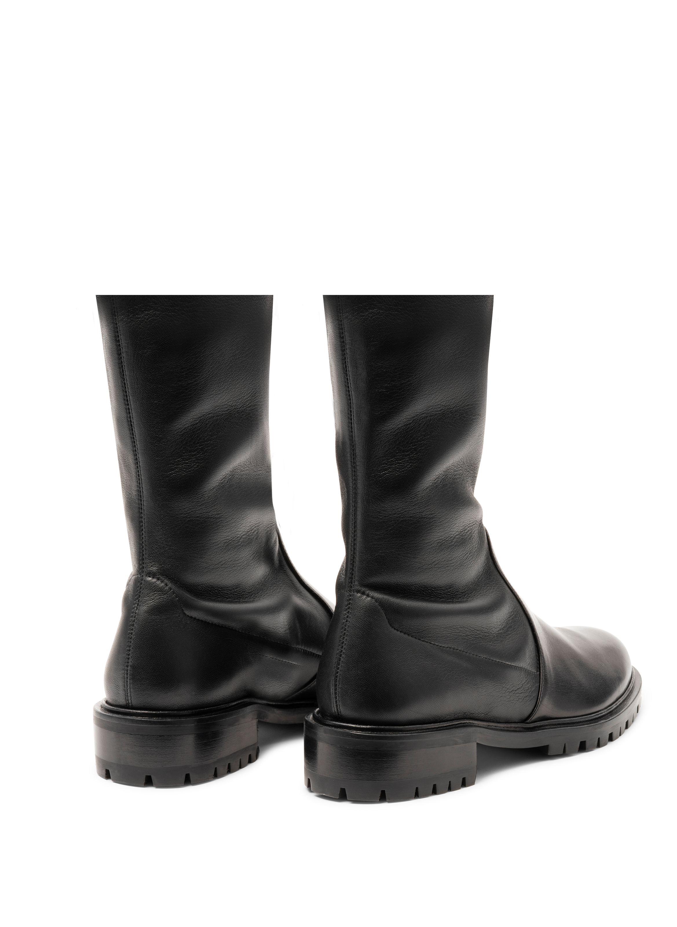 Cuissardes coco en nappa stretch PARALLELE Noir