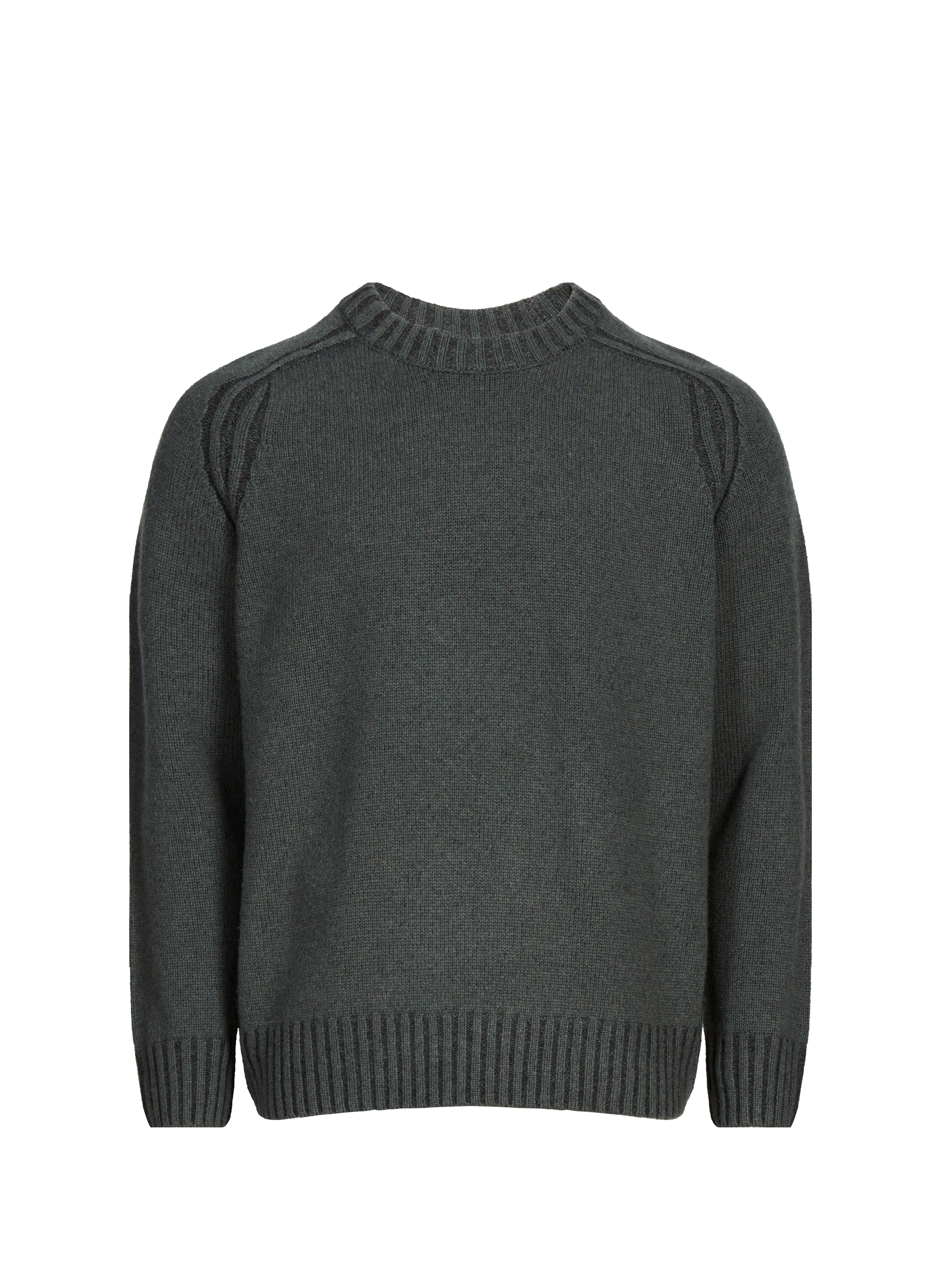 Pull col rond en laine mélangée AIGLE Gris