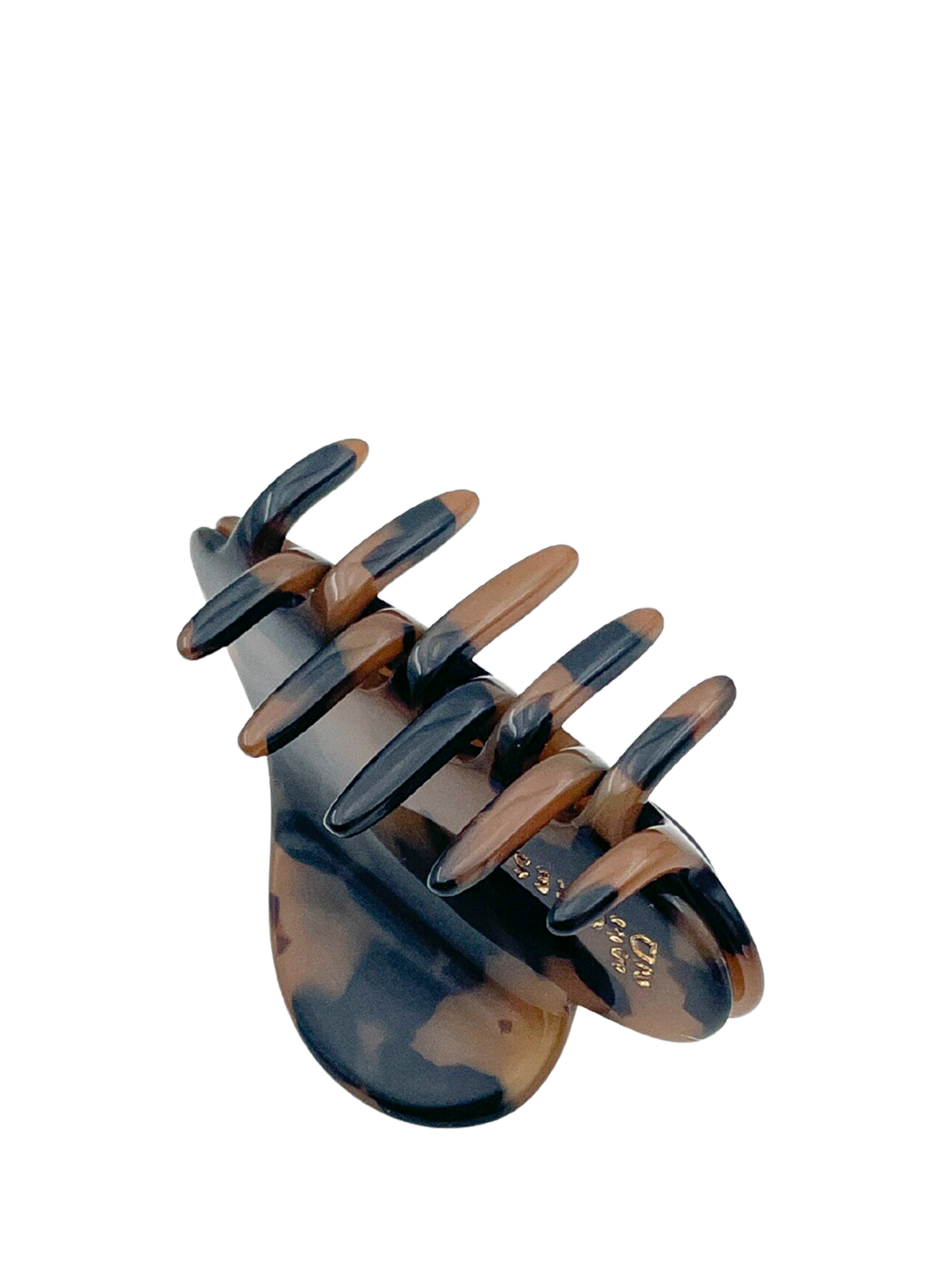 Classic Heart-Shaped Hair Clip 23 DEGRES Marron