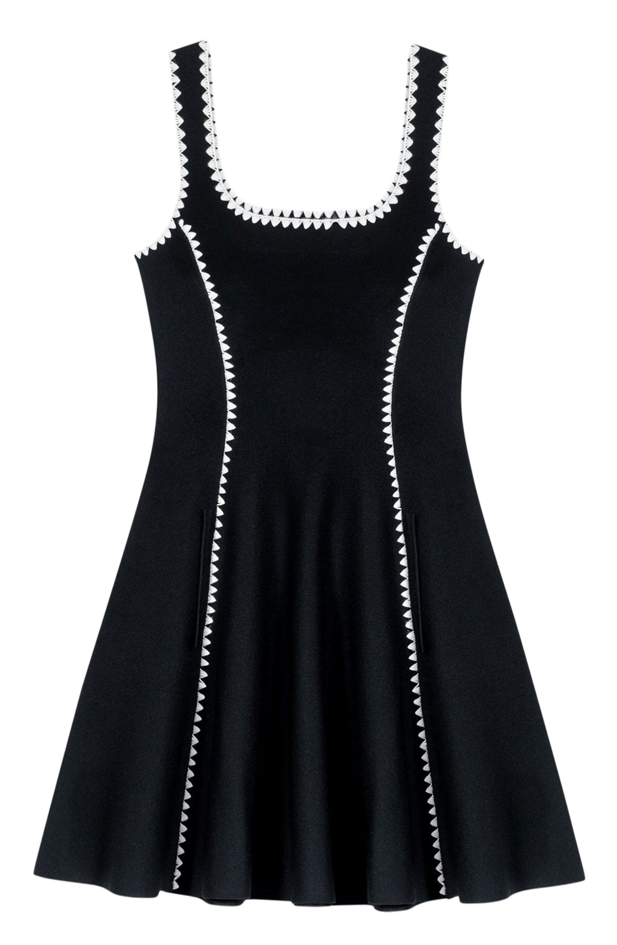 Robe courte patineuse MAJE Noir