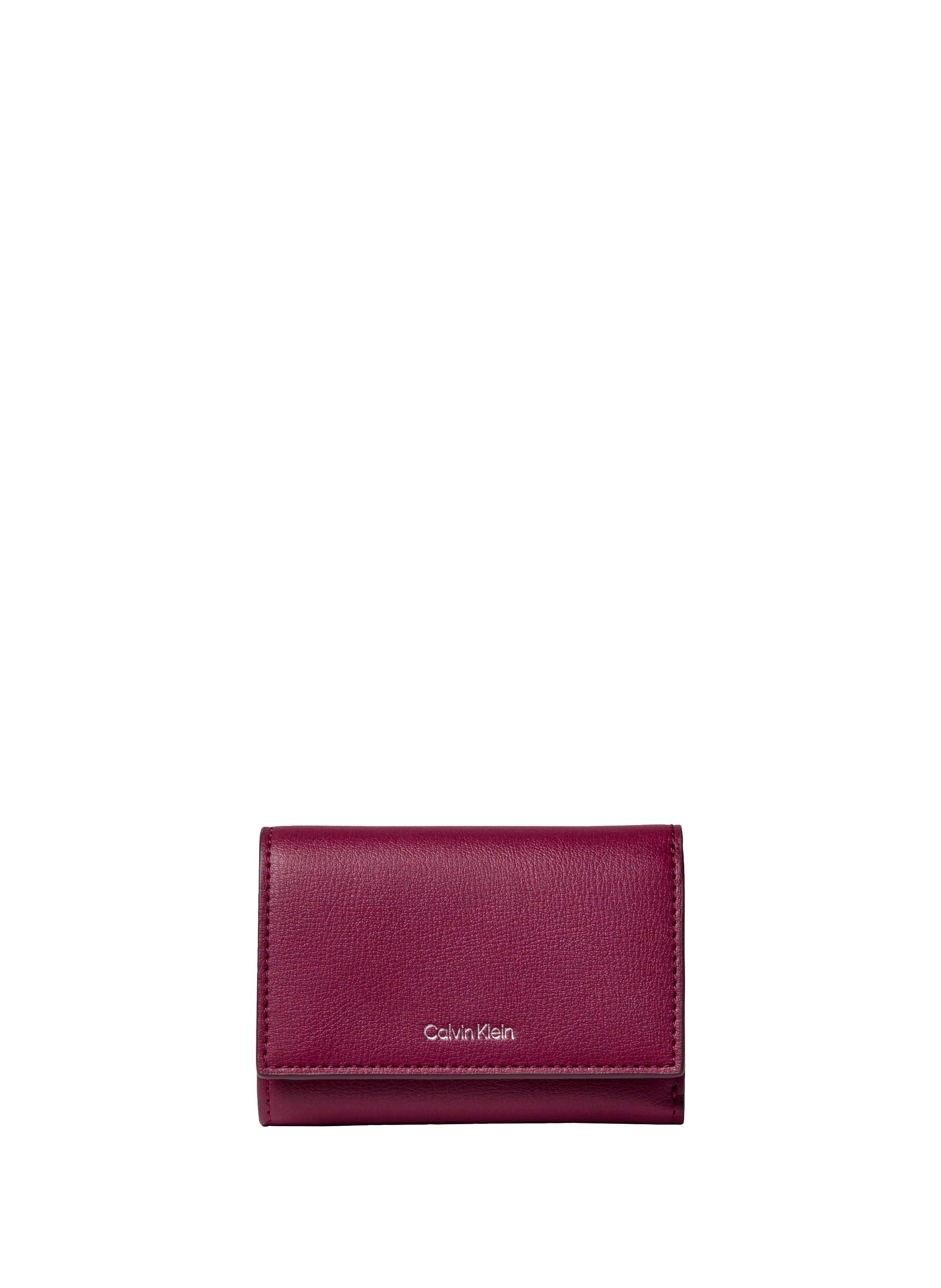 Portefeuille effet cuir CALVIN KLEIN Rouge