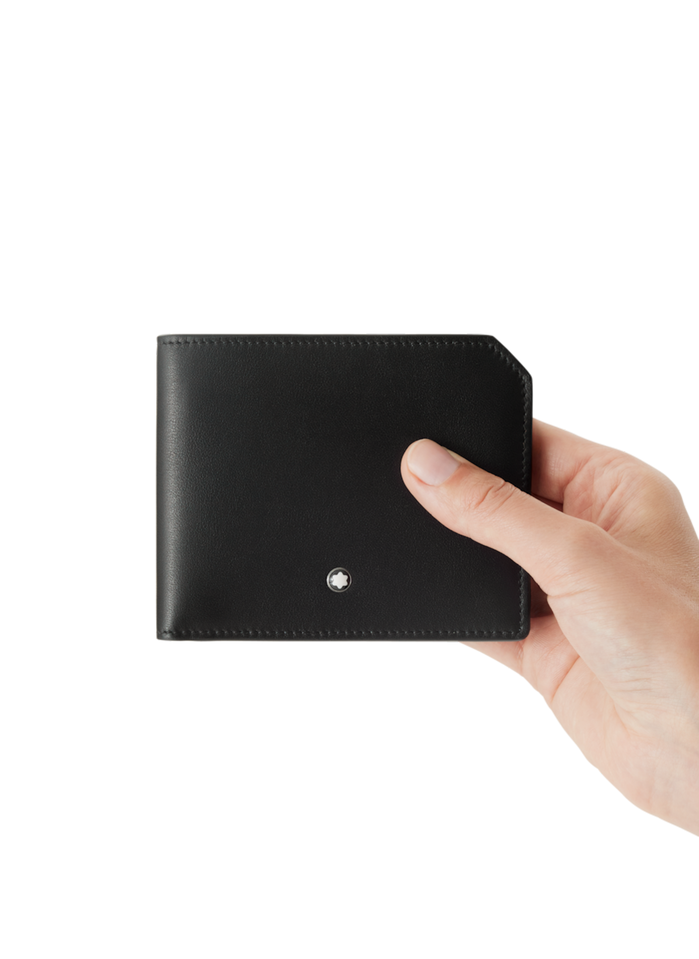 Portefeuille format compact en cuir  MONTBLANC Noir