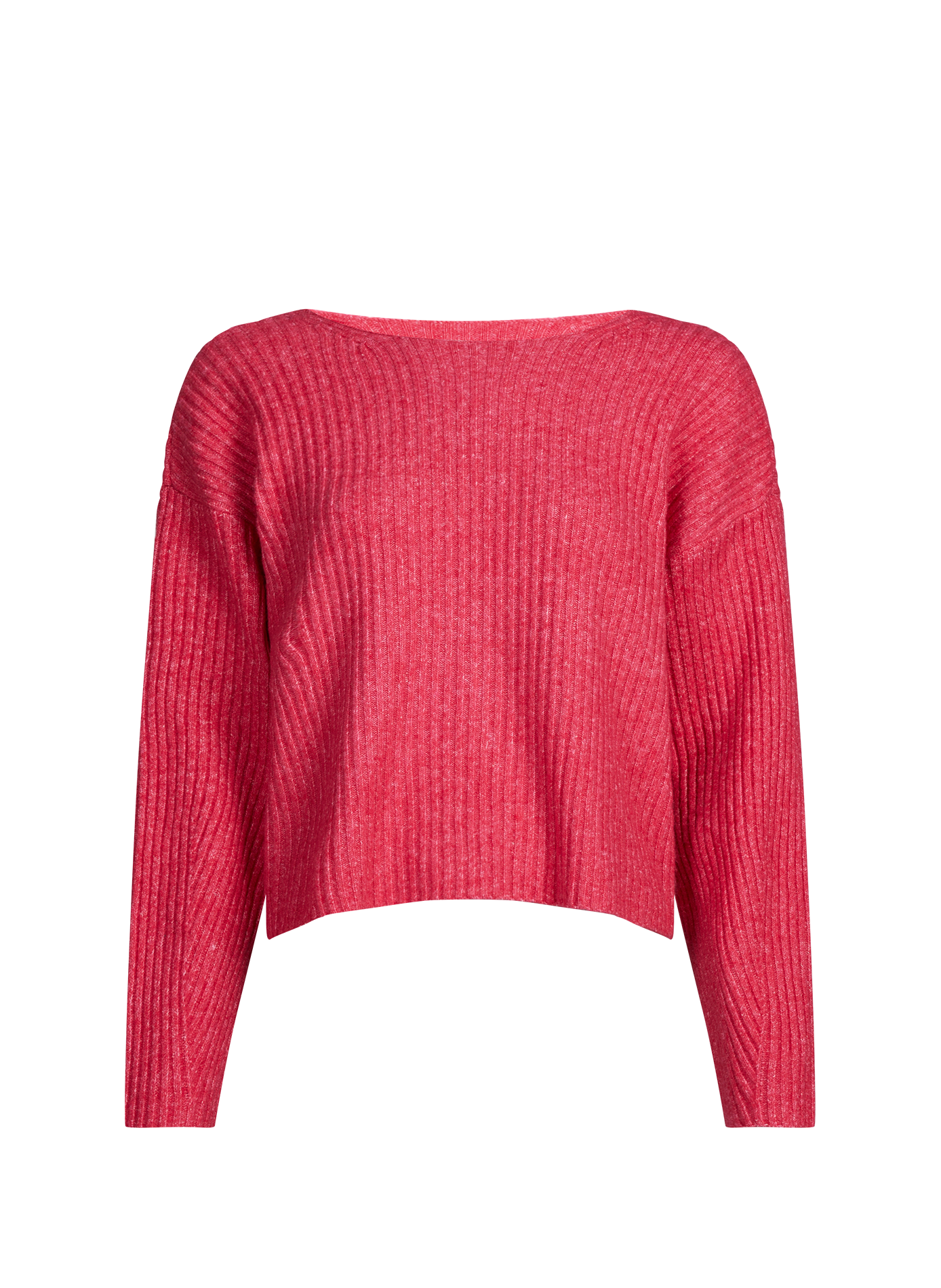 Pull Vikaylena côtelé avant croisé VILA Rose