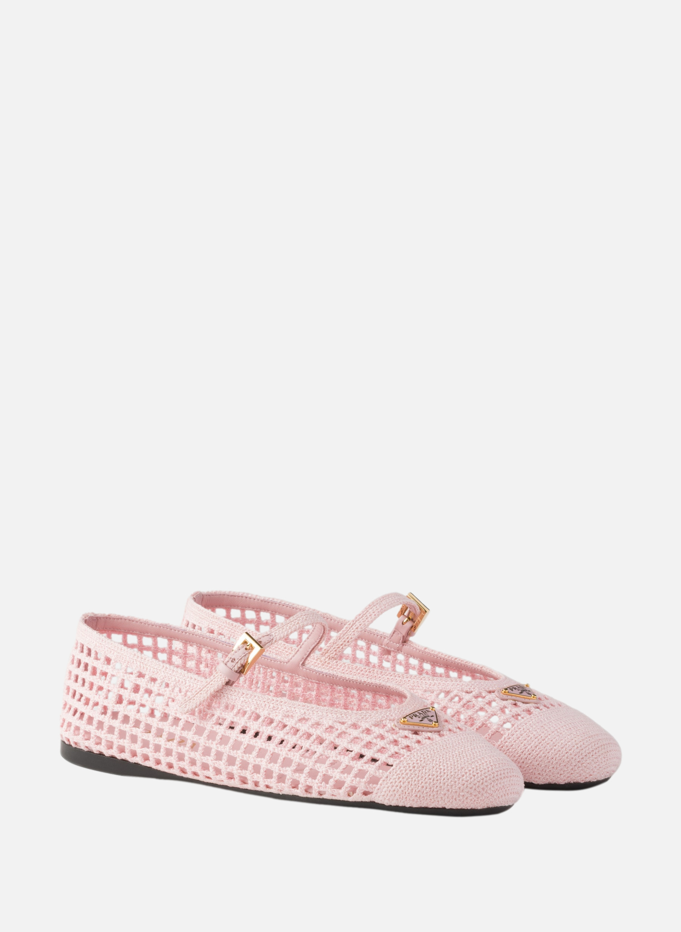 Ballerines en crochet PRADA Rose