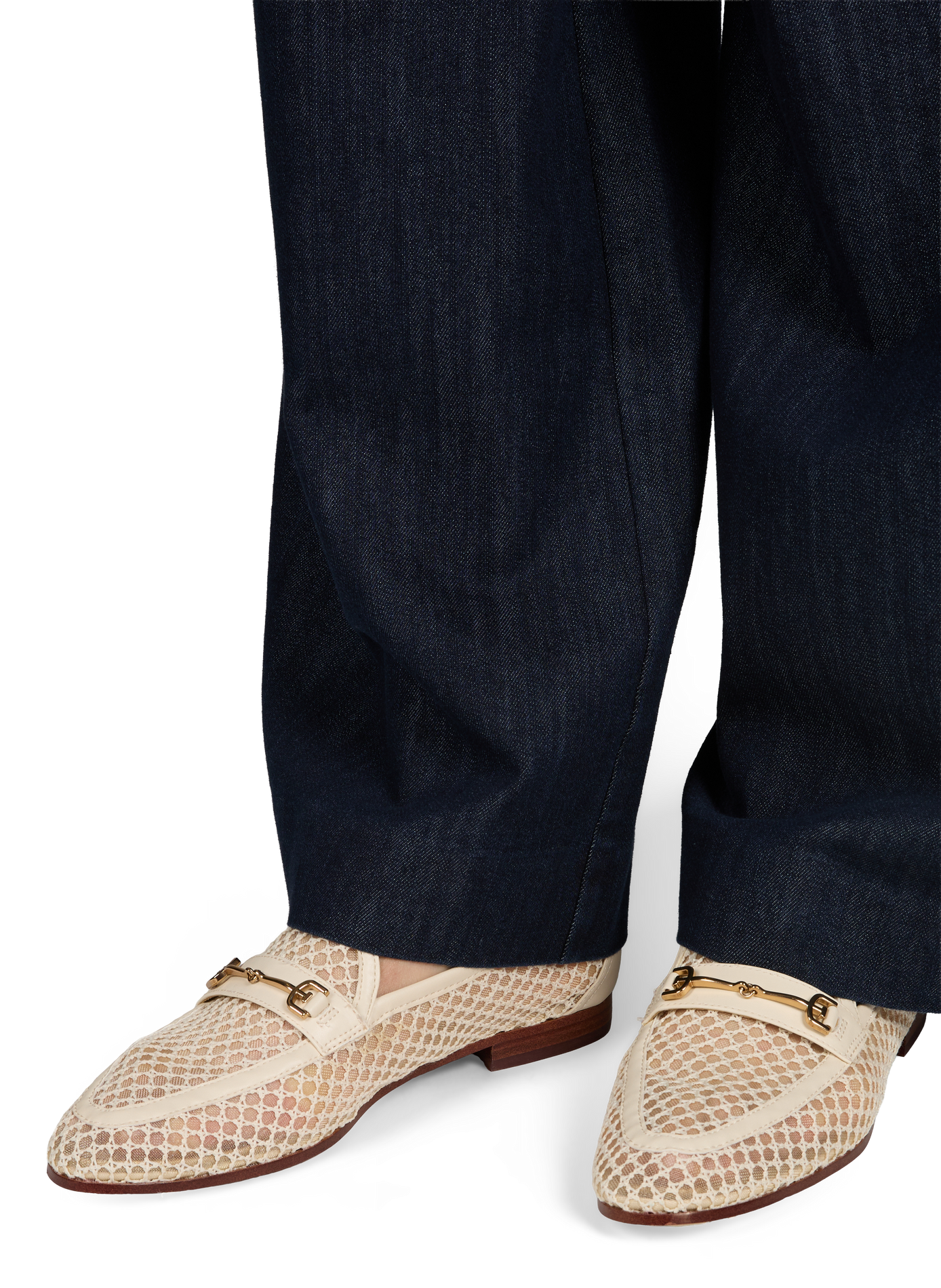 Perforated Loraine loafers SAM EDELMAN White