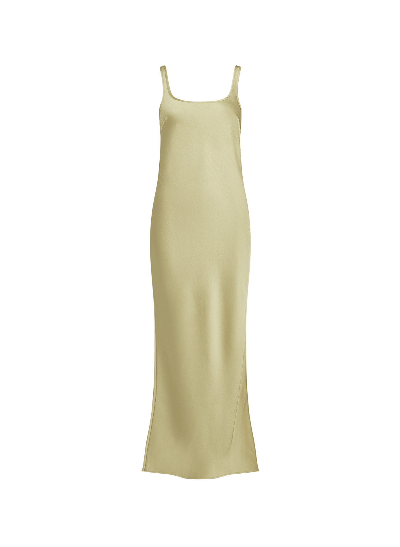 Satin maxi dress SAMSOE SAMSOE Green