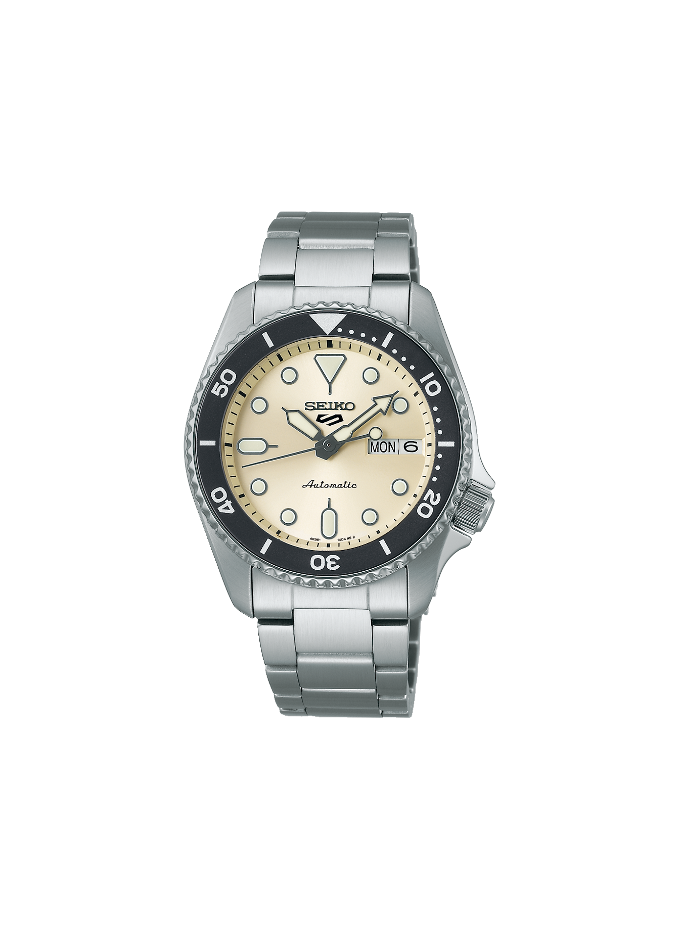 Montre Seiko 5 automatique en acier inoxydable SEIKO 5 Blanc