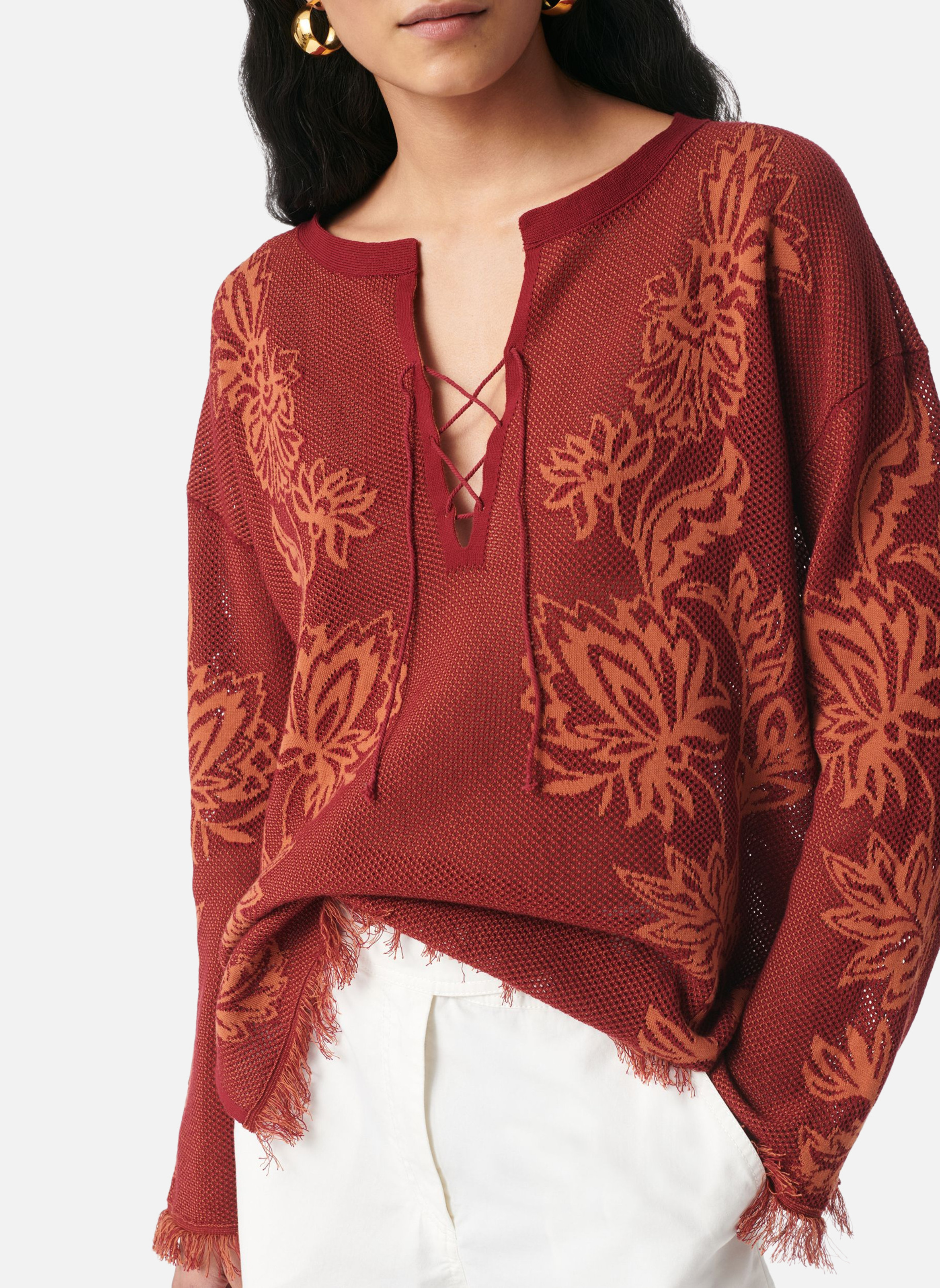 Chemise geko VANESSA BRUNO Rouge