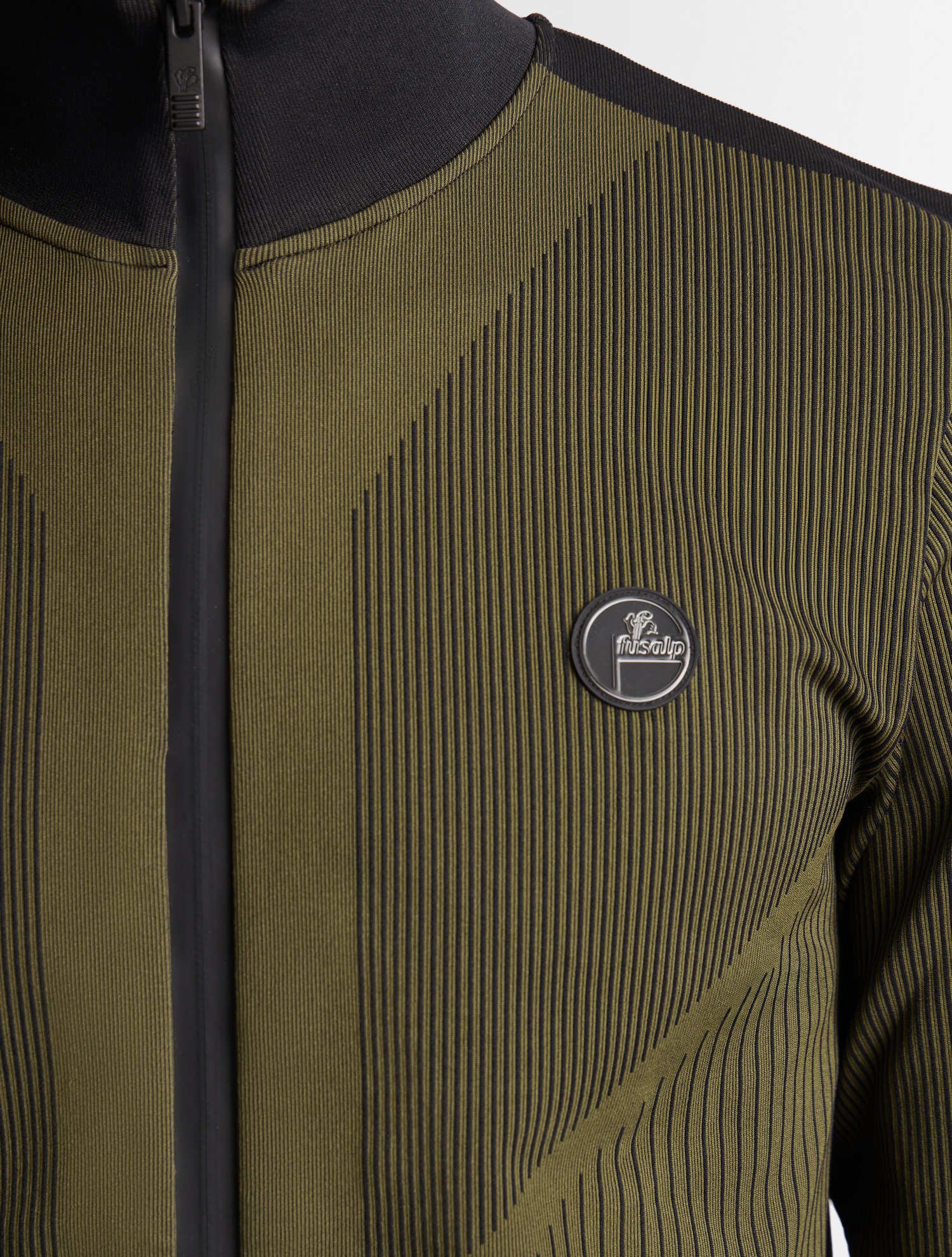 Gilet liveo col montant coupe ajustée FUSALP Kaki