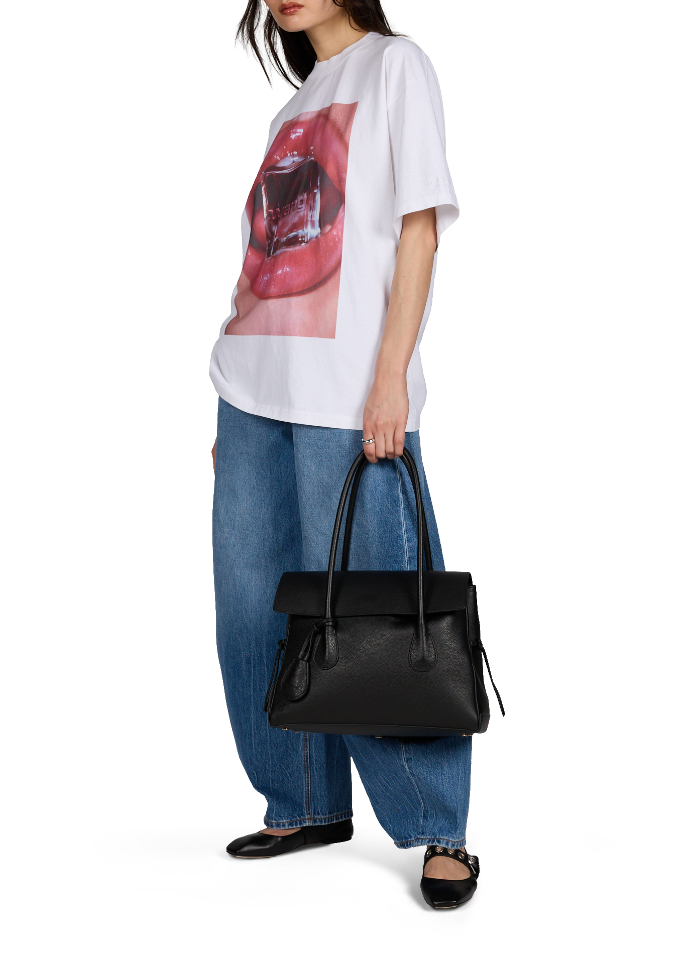 Sac Lydia en cuir FLATTERED Noir