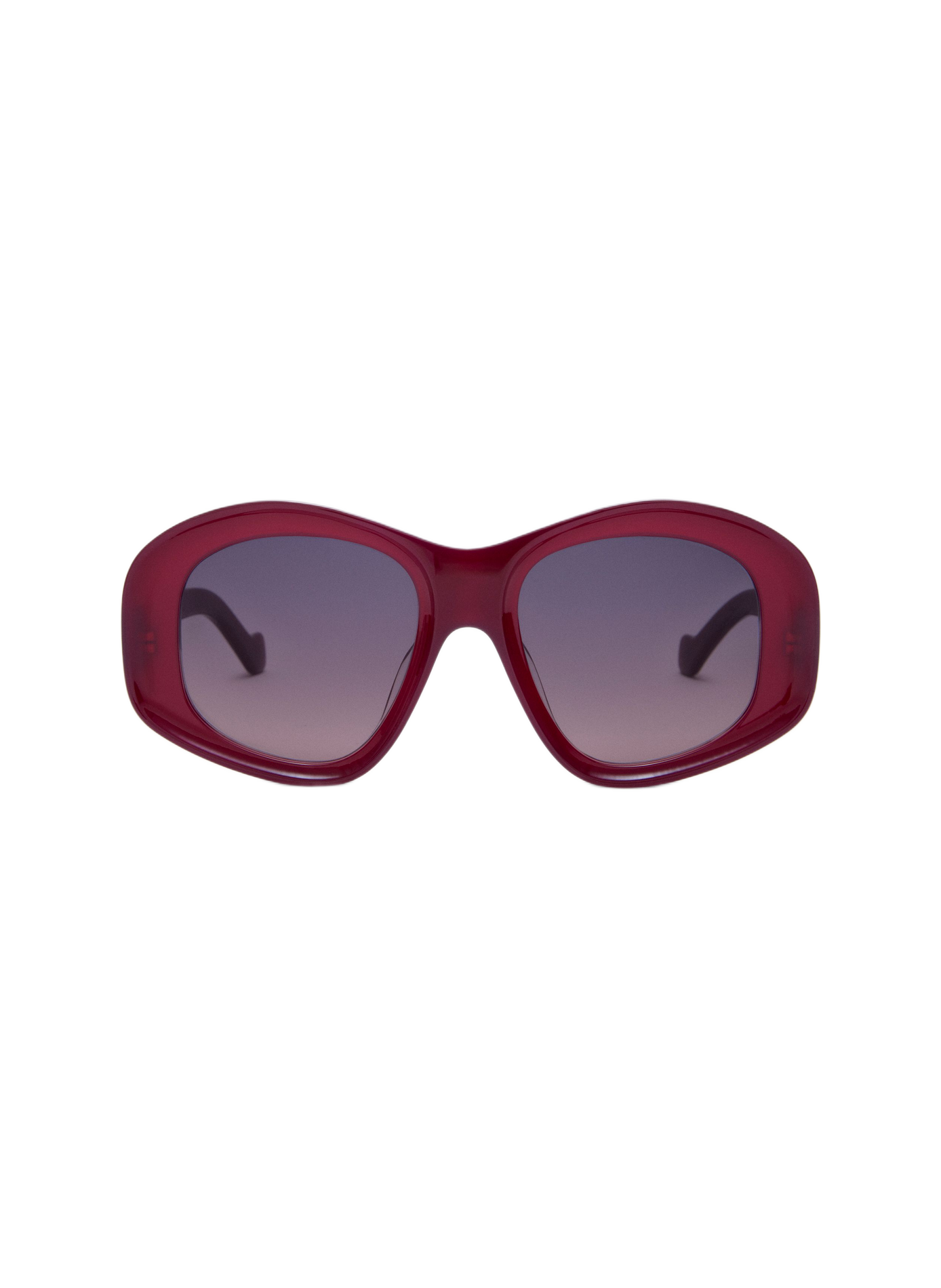 Lunettes de soleil Beveled Pentagon LOEWE Rouge