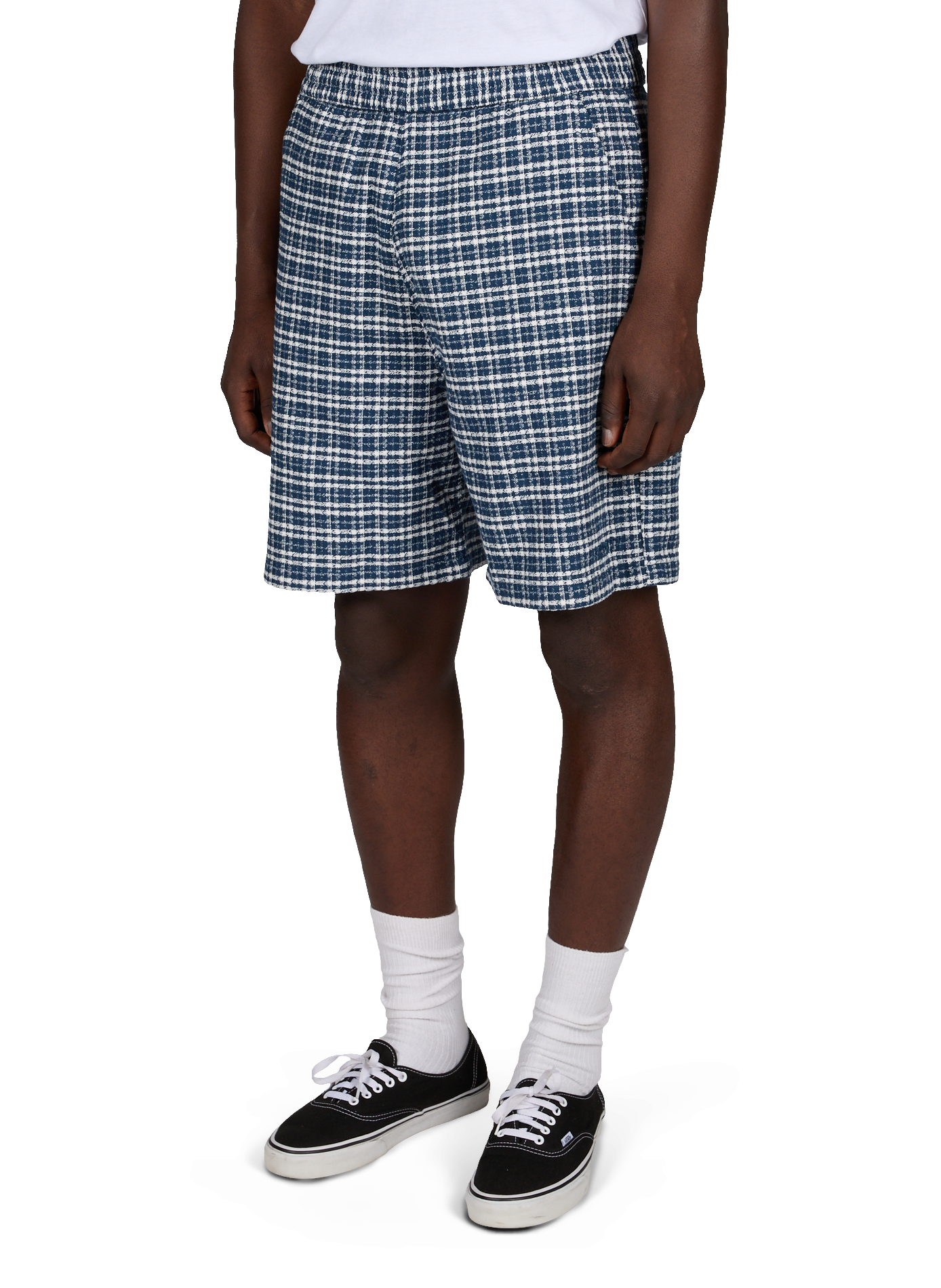 Short à carreaux en coton CARHARTT WIP Bleu