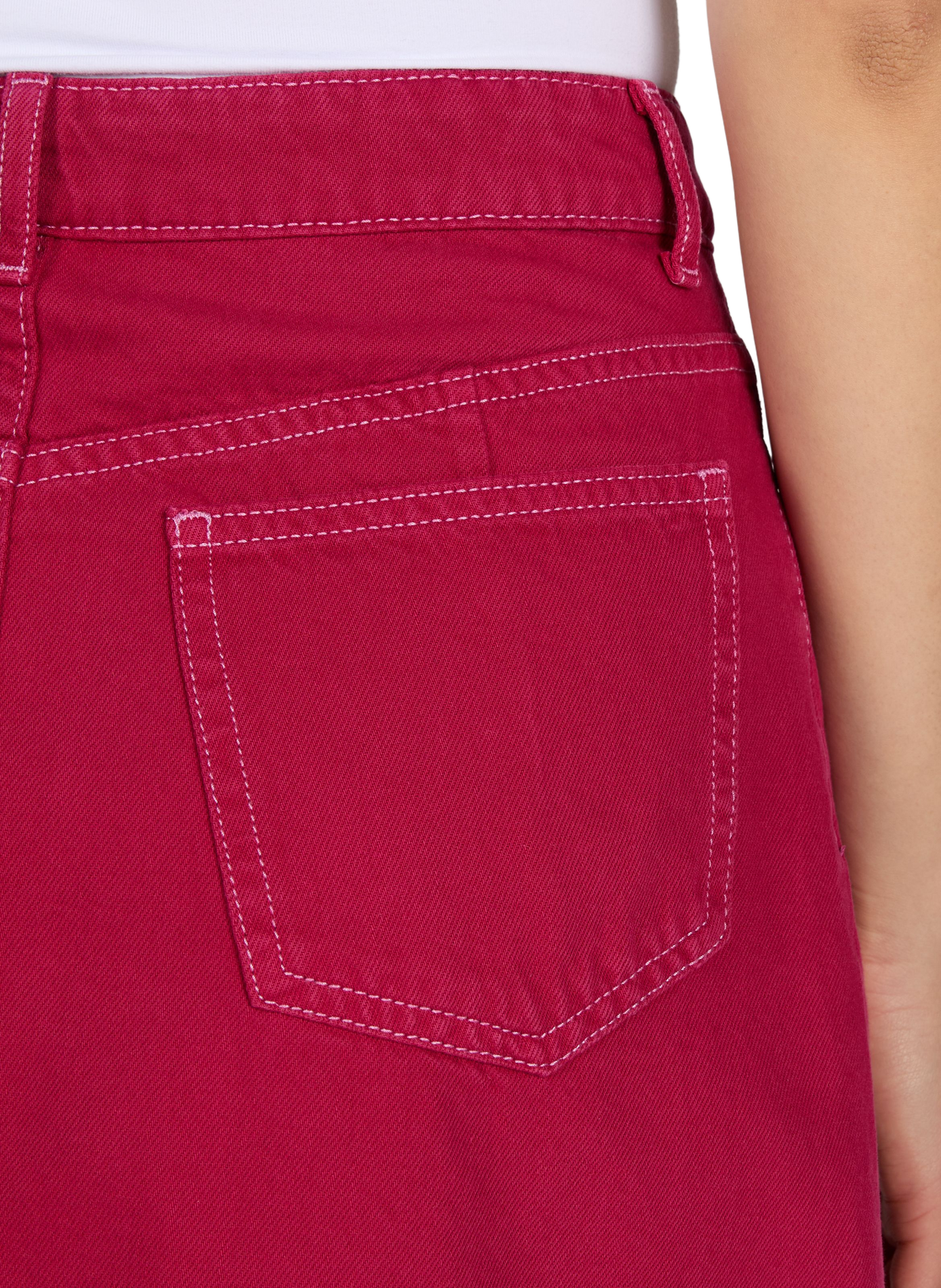 Short en coton VILA Rose