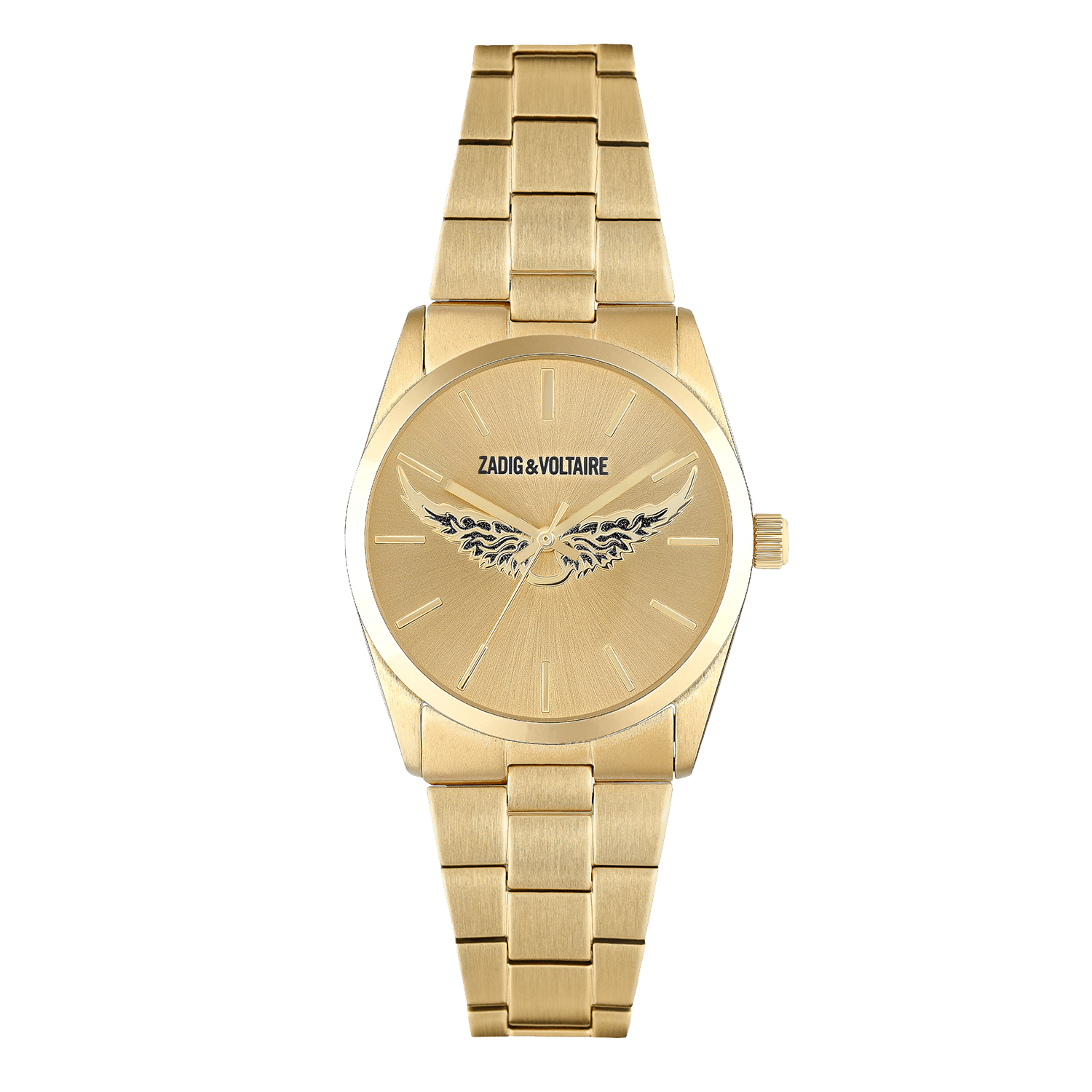 Montre en acier inoxydable ZADIG&VOLTAIRE Doré