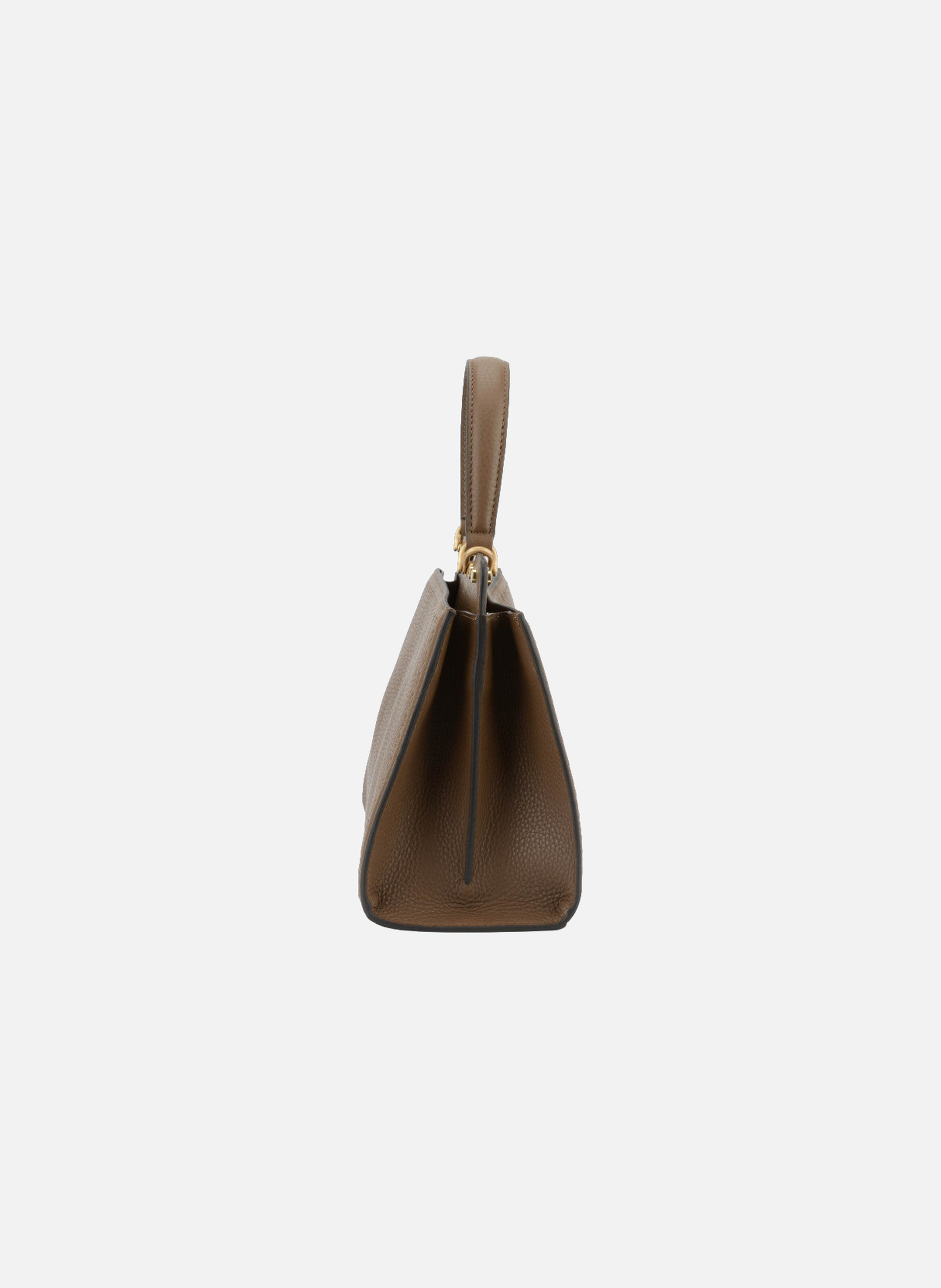 Trianon | sac à main micro en cuir de vachette POURCHET Marron