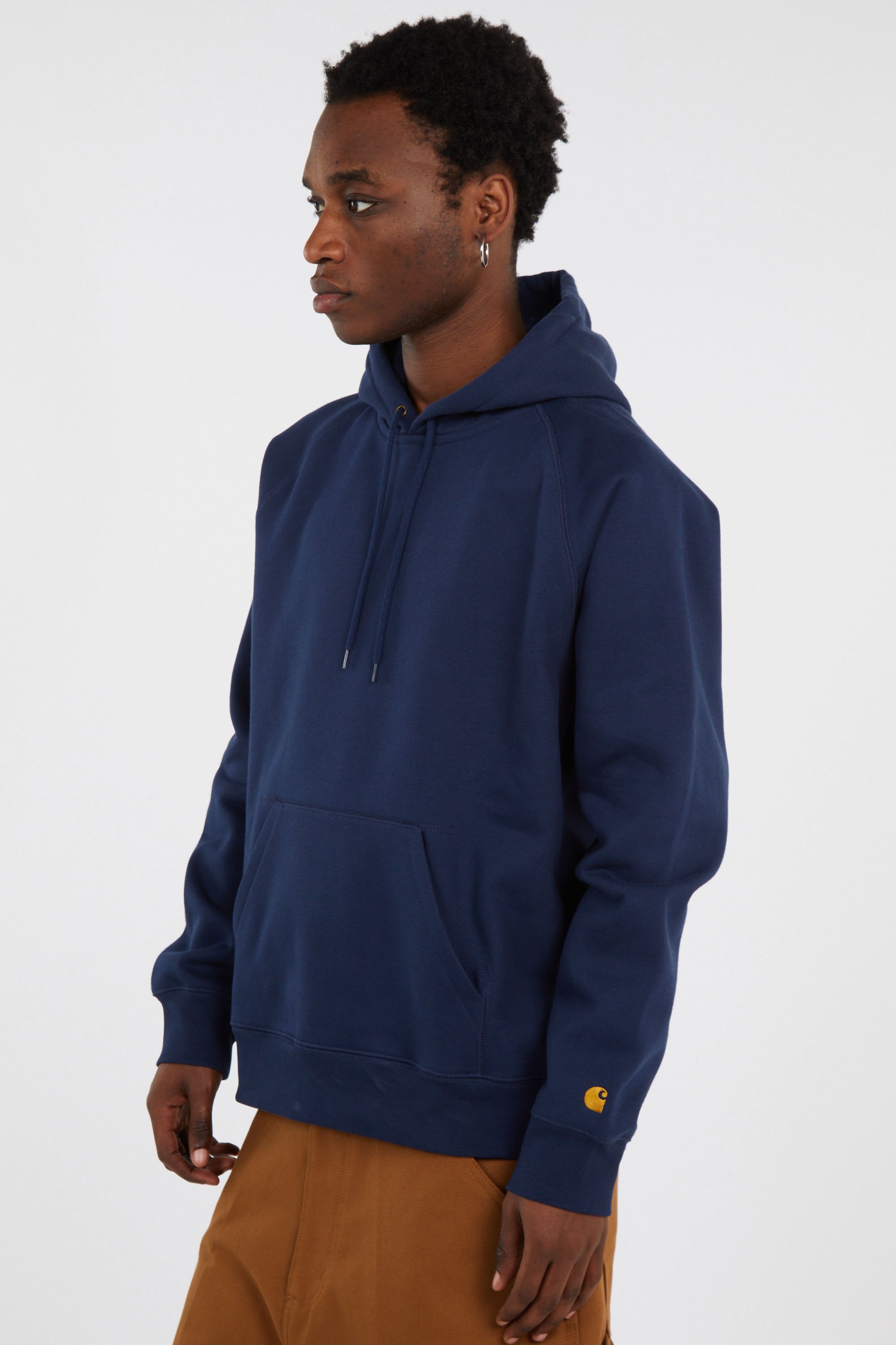 Hoodie hooded chase CARHARTT WIP Bleu