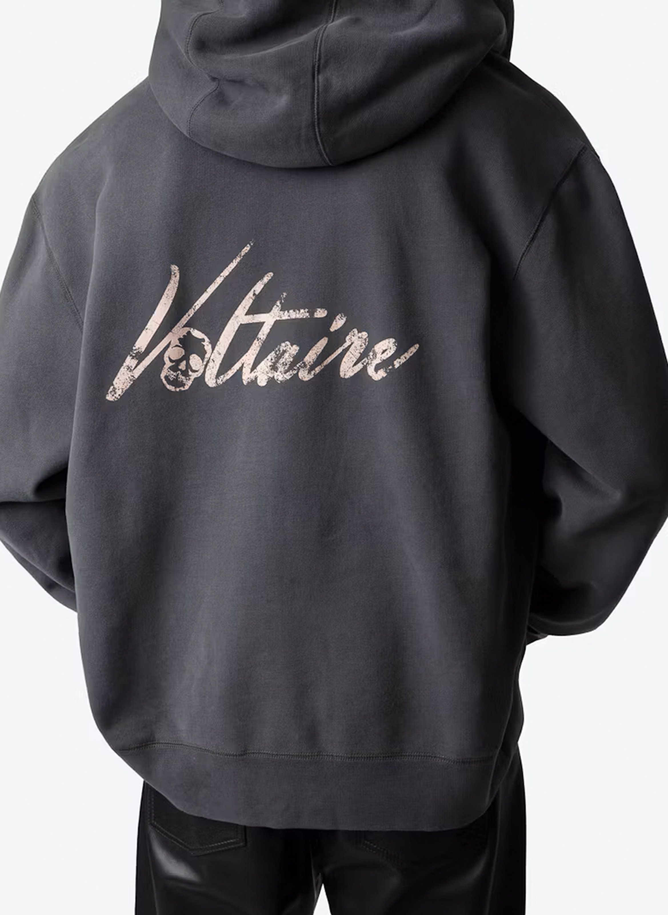 Rechte sweatshirt van gemengd katoen Sacha ZADIG&VOLTAIRE Grijs