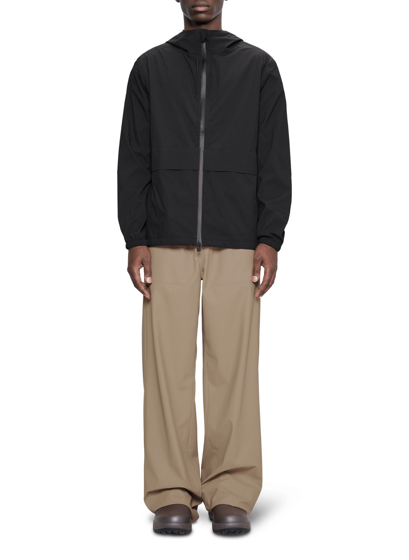 Zip-up jacket RAINS Black