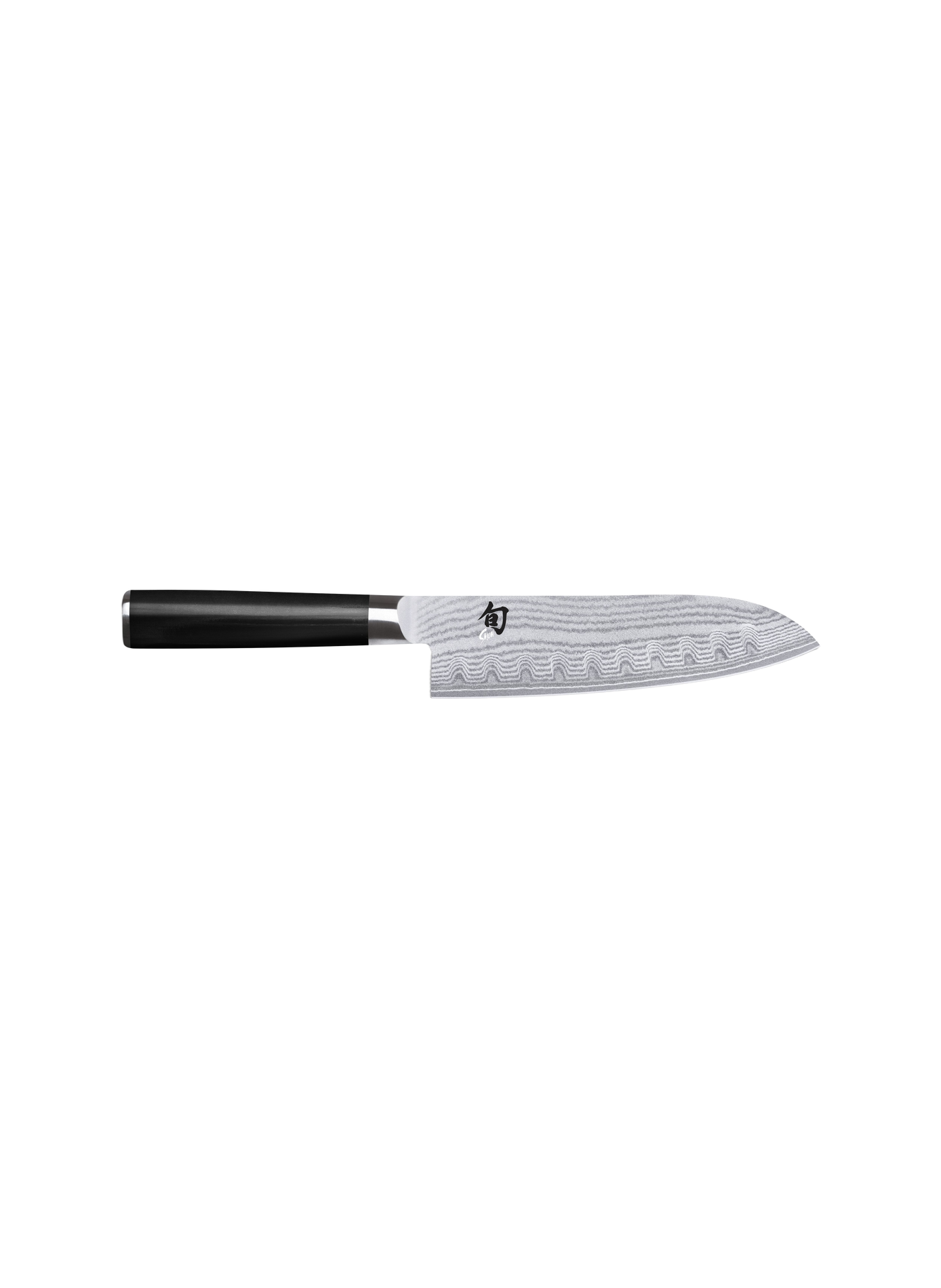 Couteau Santoku à lame alvéolée 7 en inox KAI No color