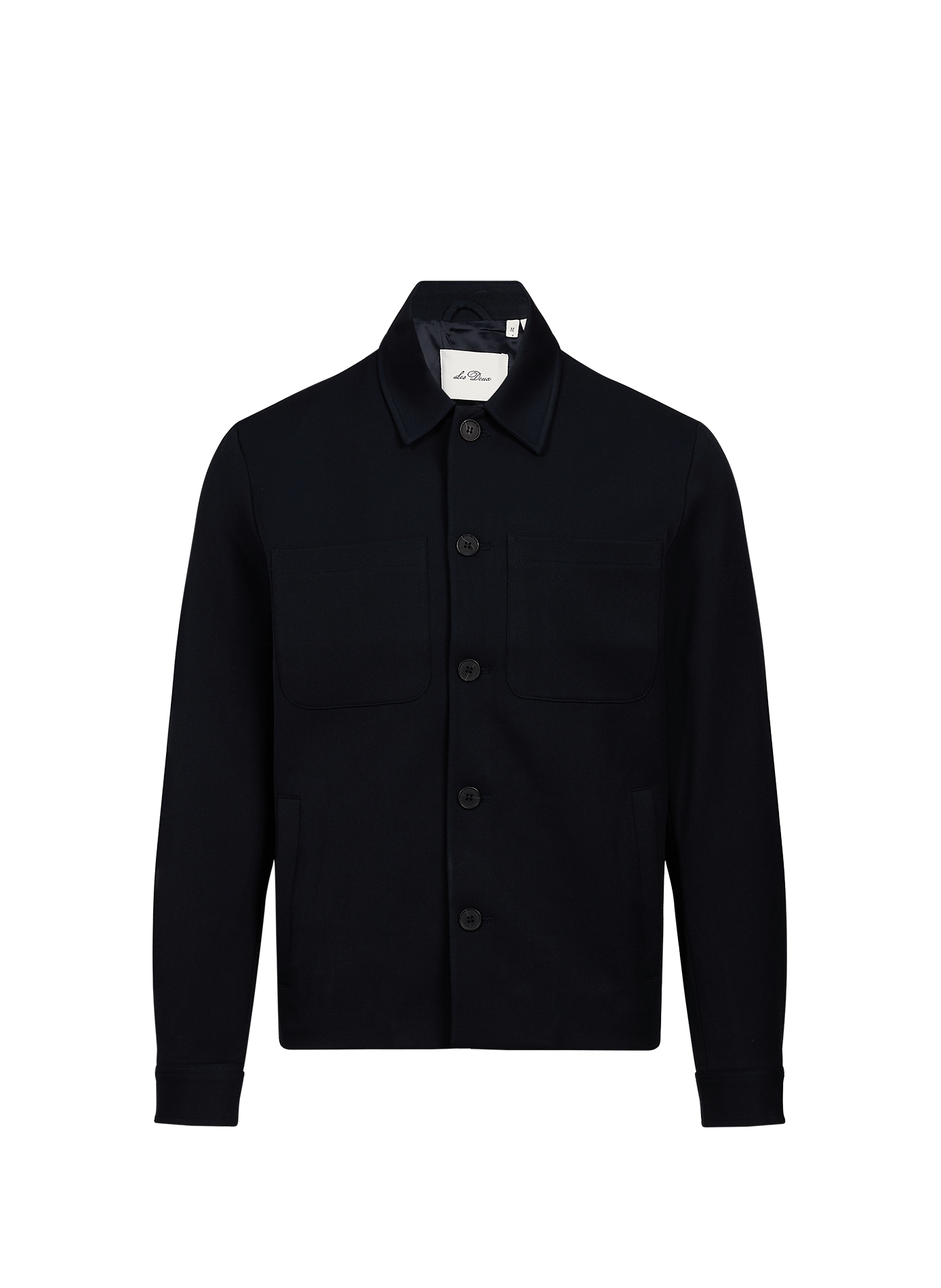 Veste droite col classique LES DEUX Bleu