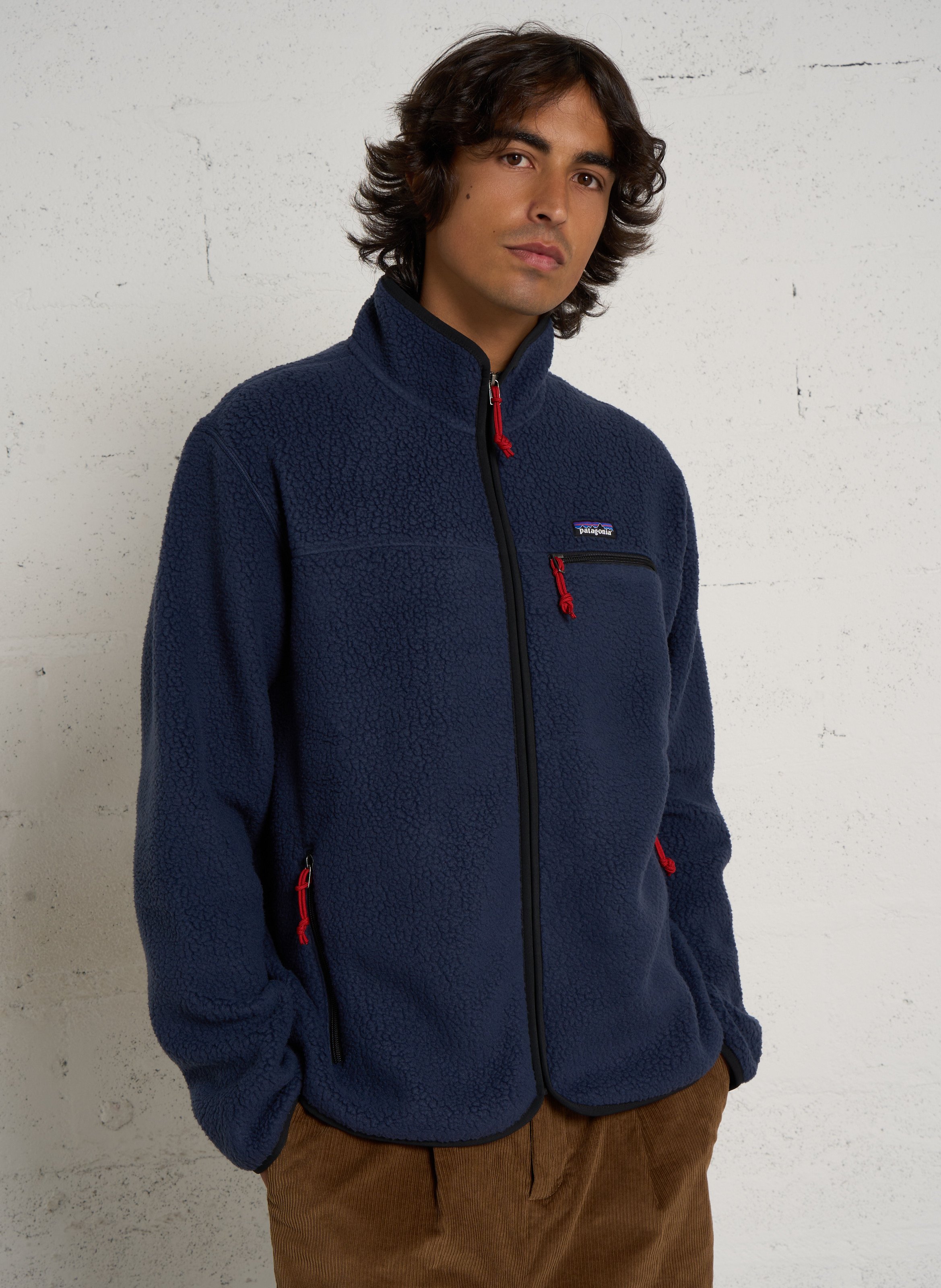 Oversized polar fleece met opstaande kraag PATAGONIA Blauw