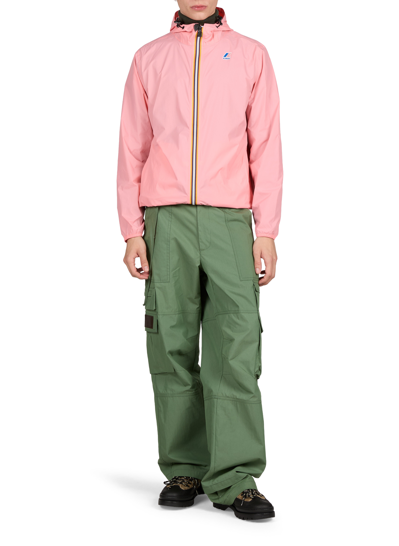 Le Vrai 4.0 Claude Short Waterproof Jacket K-WAY Pink