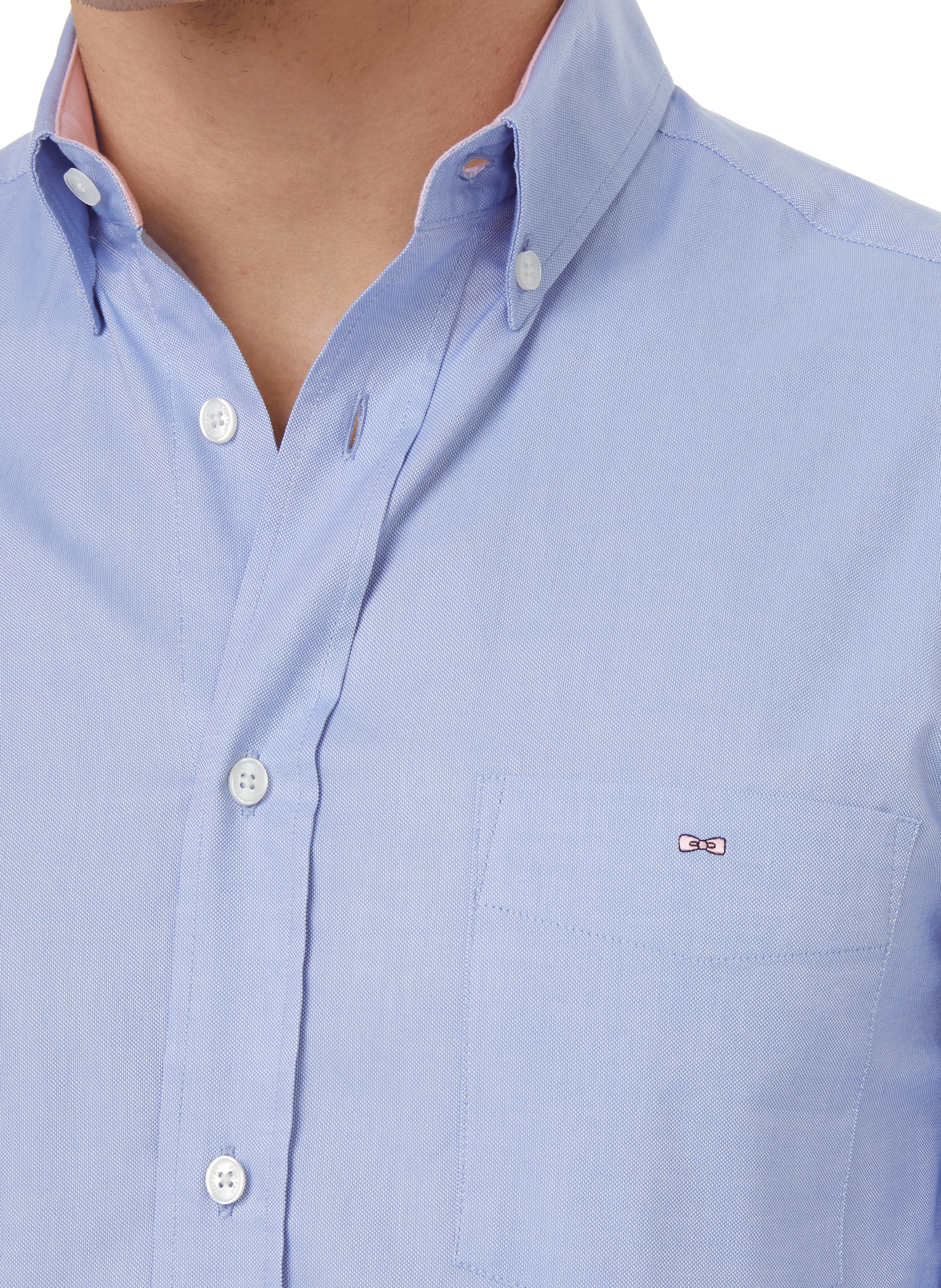 Chemise en coton EDEN PARK Bleu