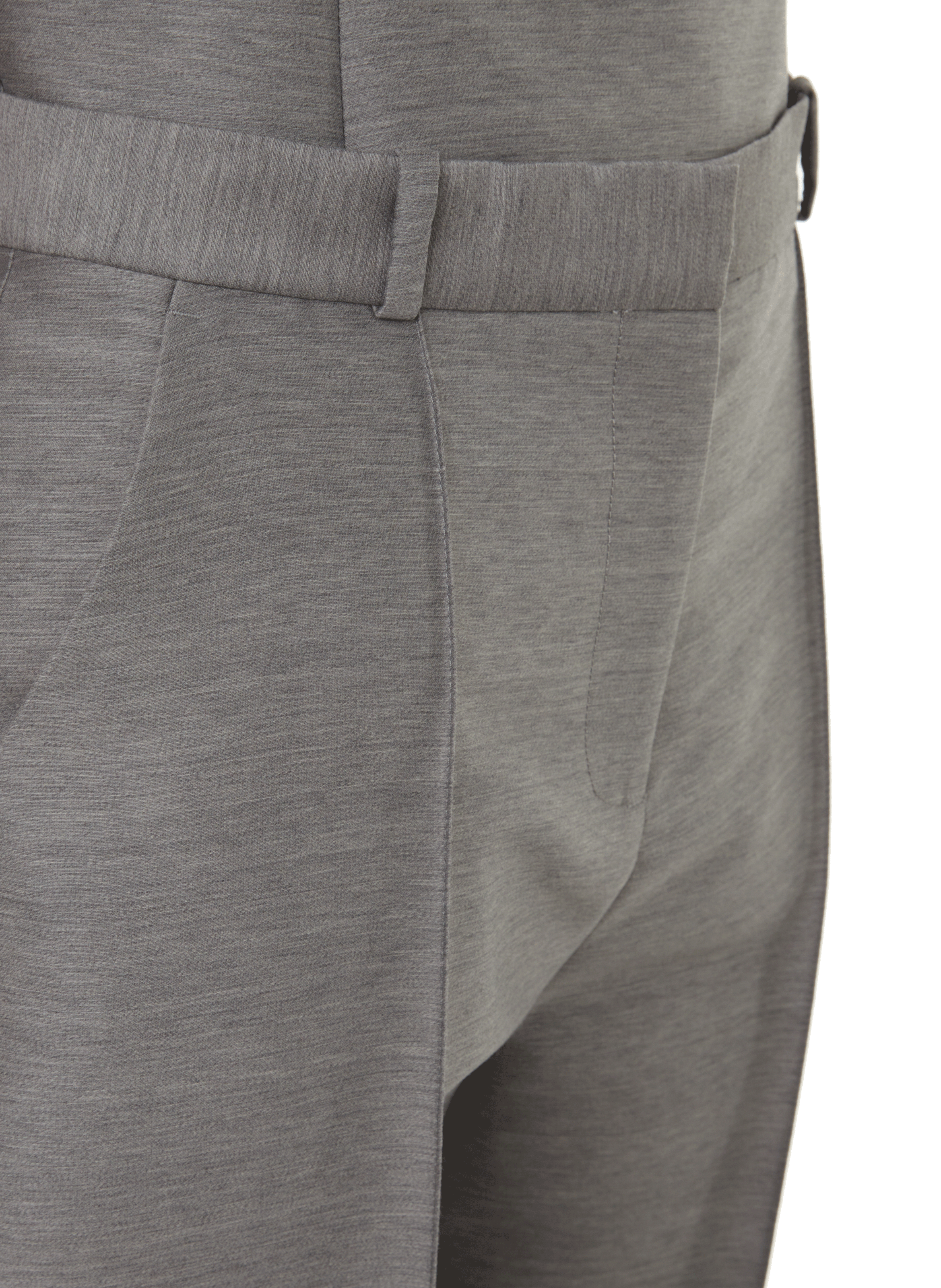 Cotton and wool trousers Grey